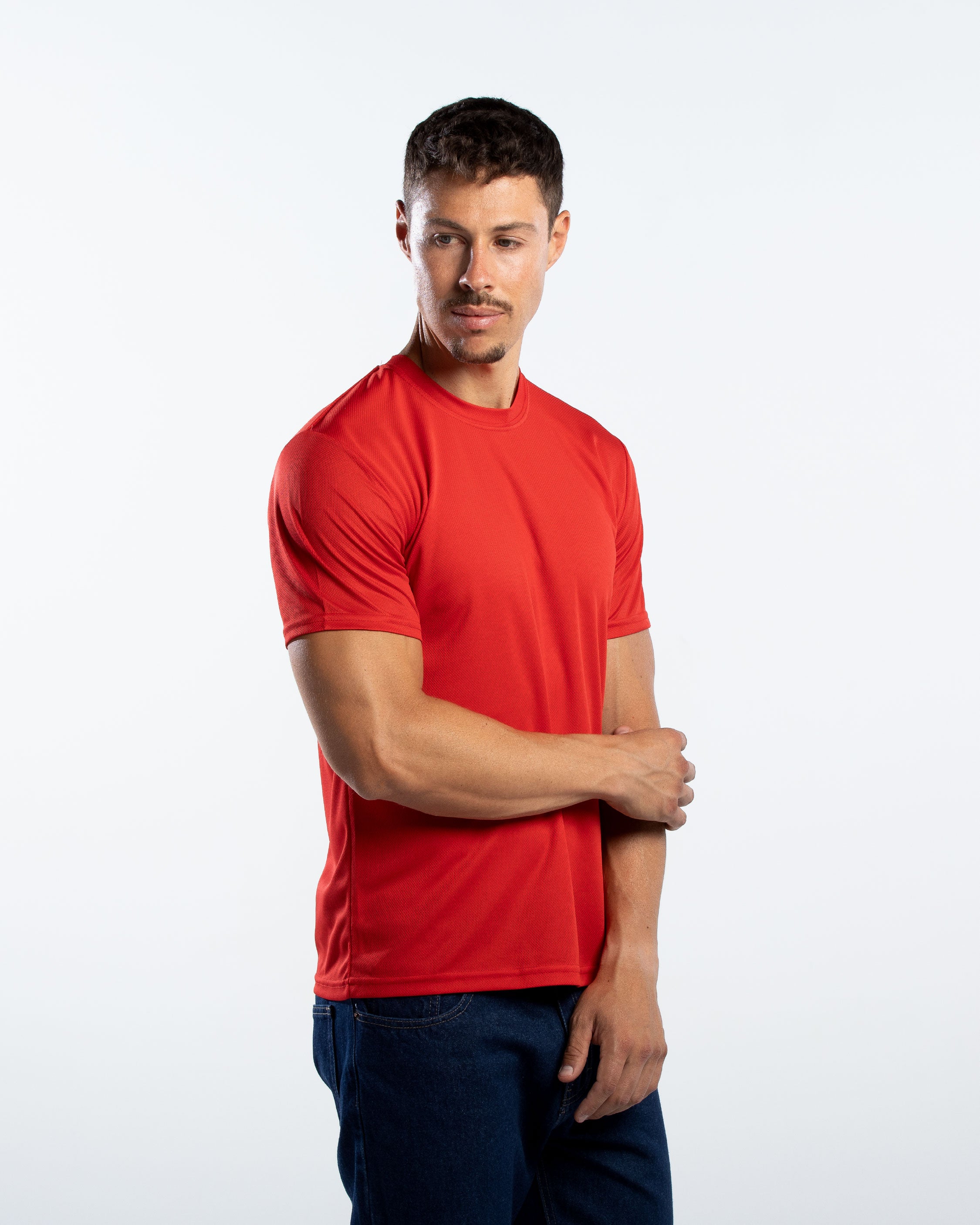 Playera Cuello Redondo Hombre Manga Corta Crew