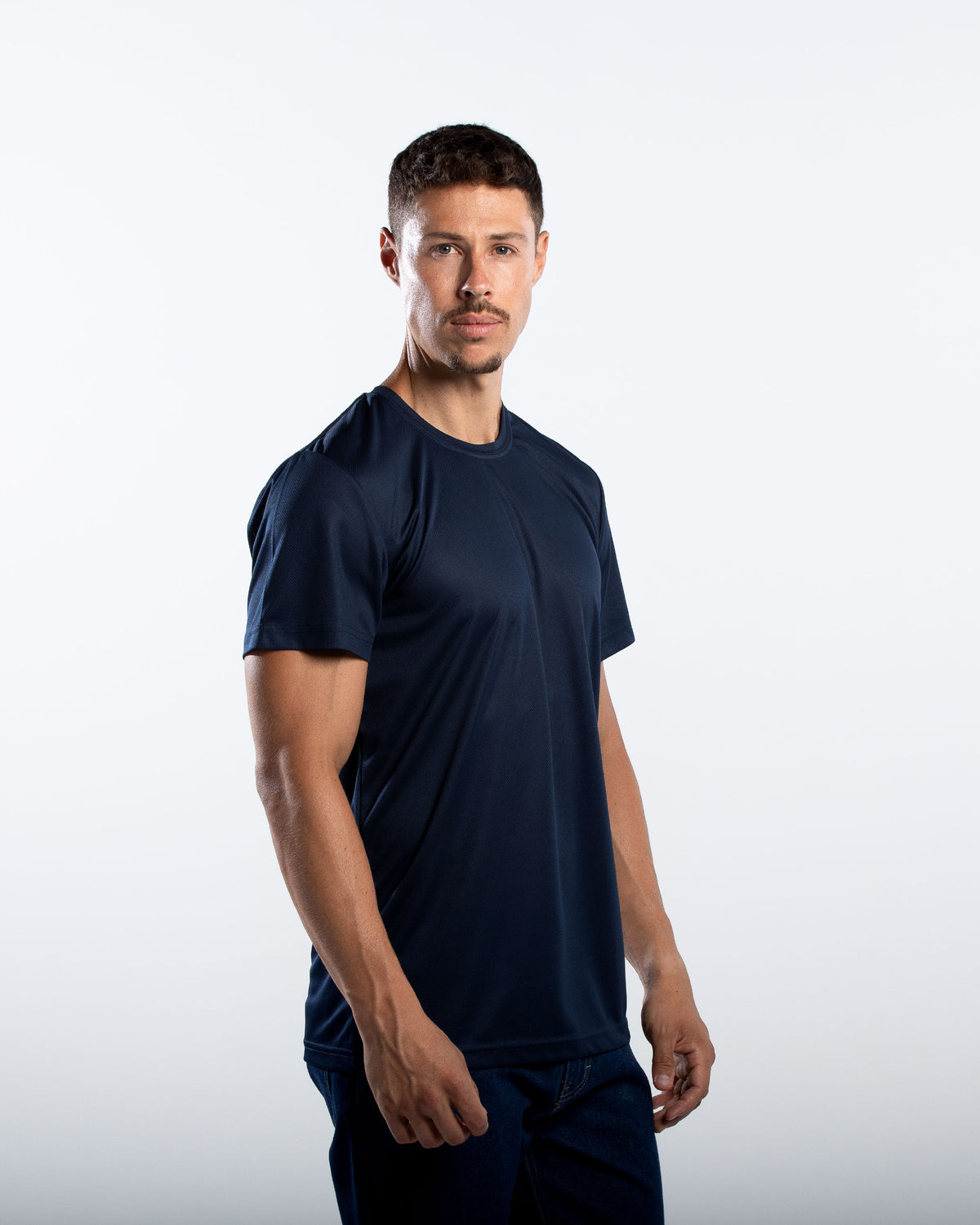 Playera Cuello Redondo Hombre Manga Corta Crew