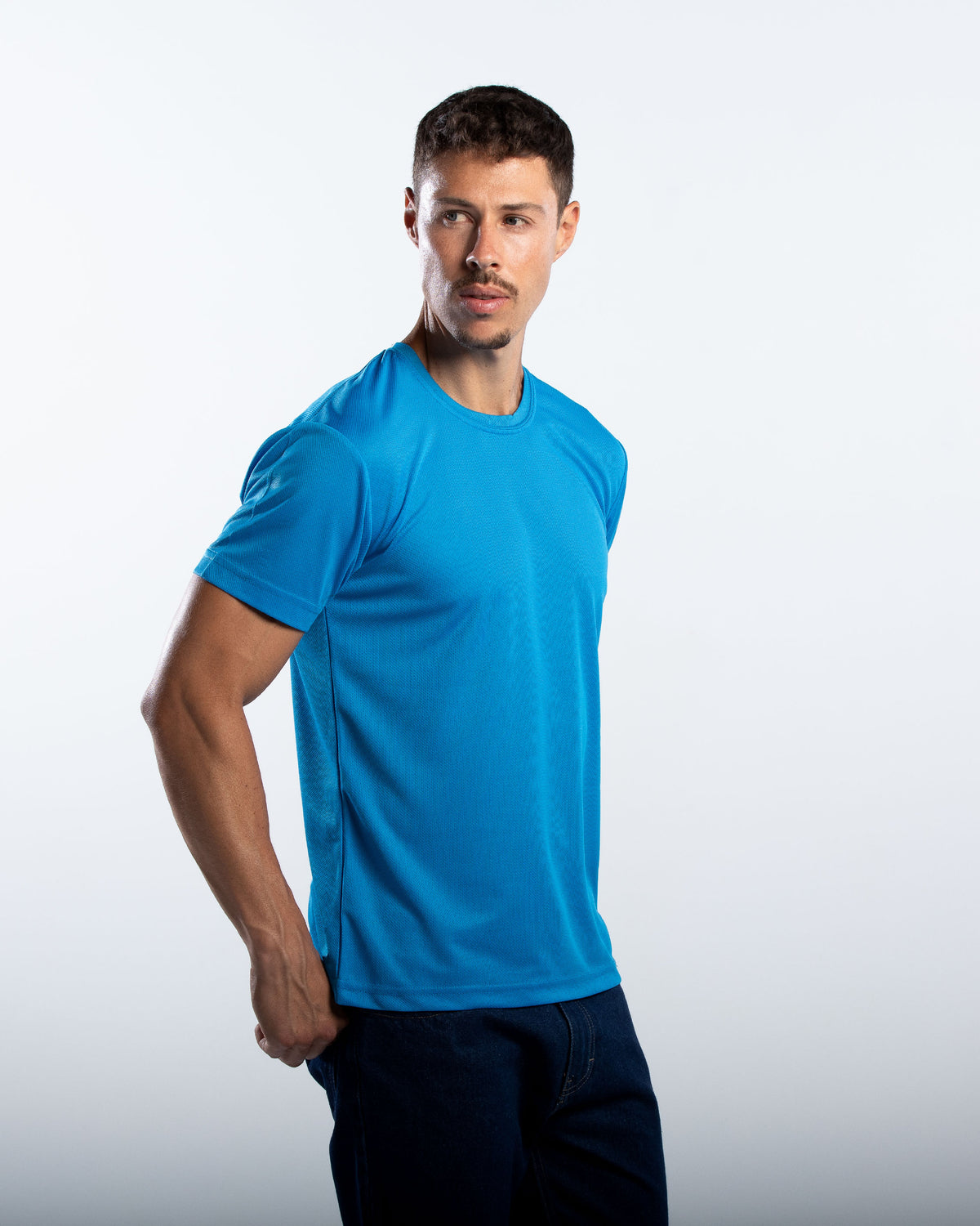 Playera Cuello Redondo Hombre Manga Corta Crew