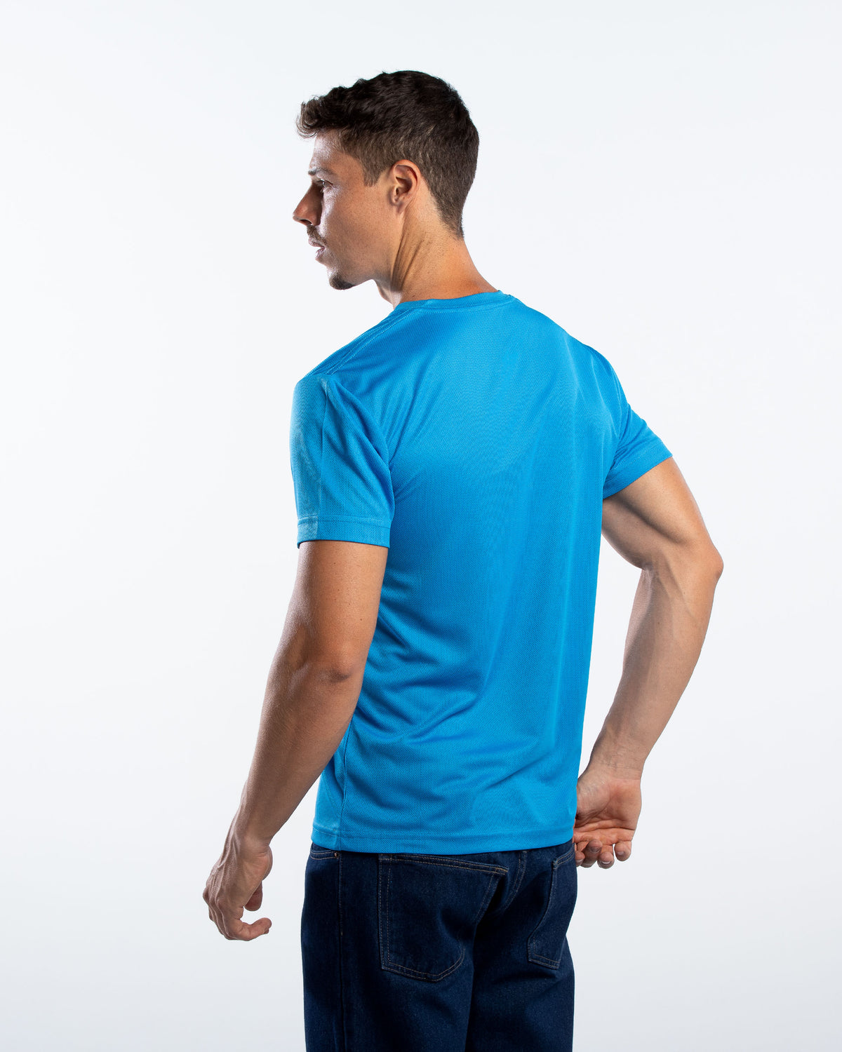 Playera Cuello Redondo Hombre Manga Corta Crew