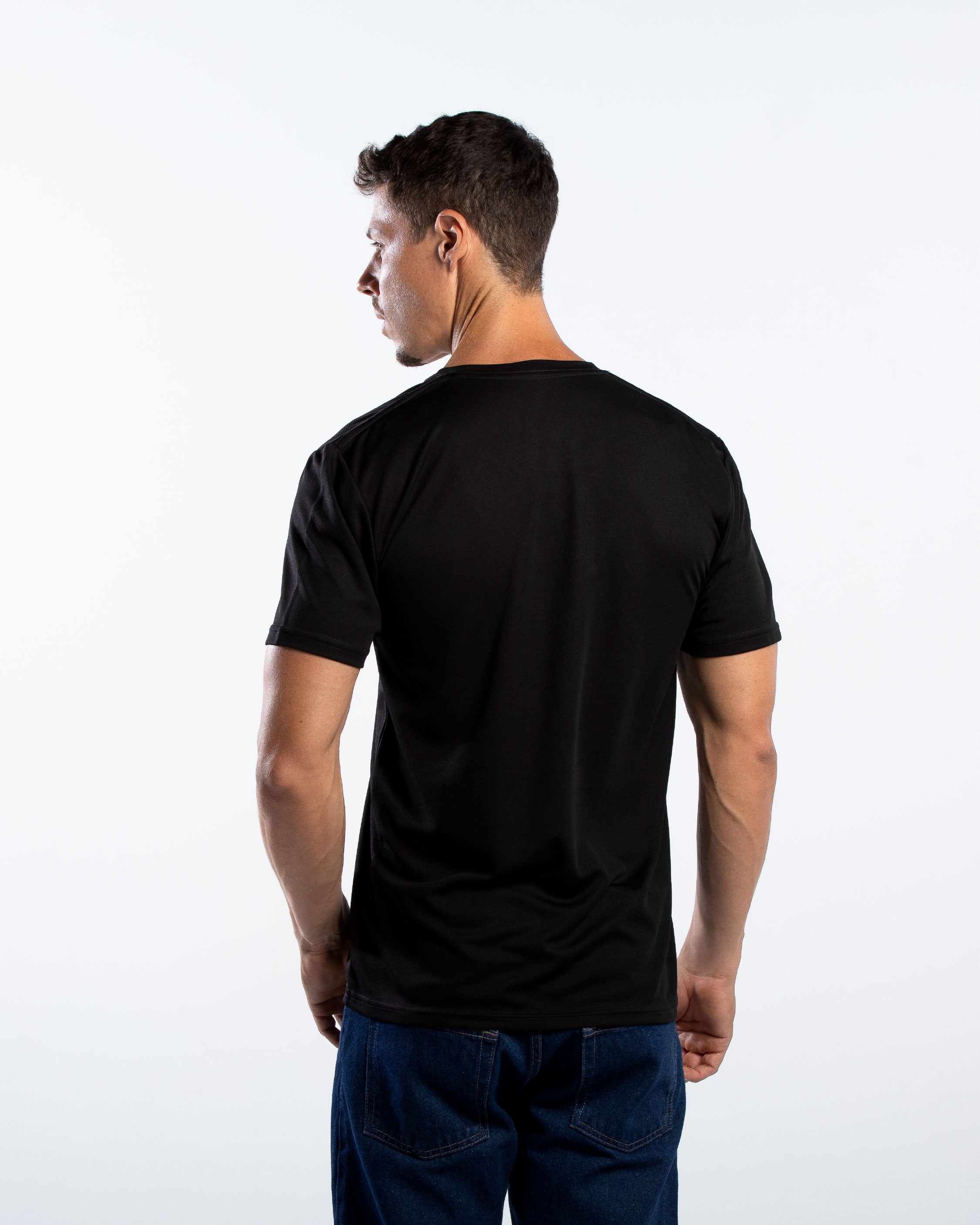 Playera Cuello Redondo Hombre Manga Corta Crew