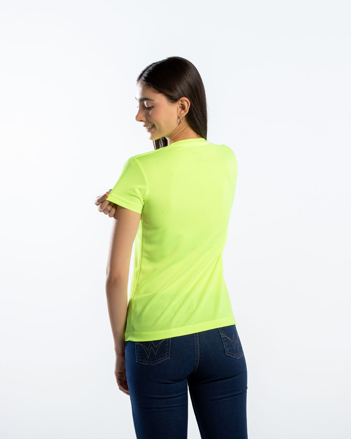 Playera Cuello Redondo Mujer Manga Corta Crew