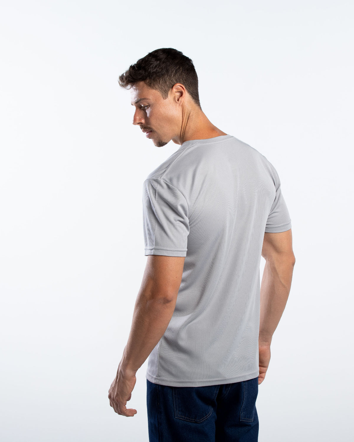 Playera Cuello Redondo Hombre Manga Corta Crew