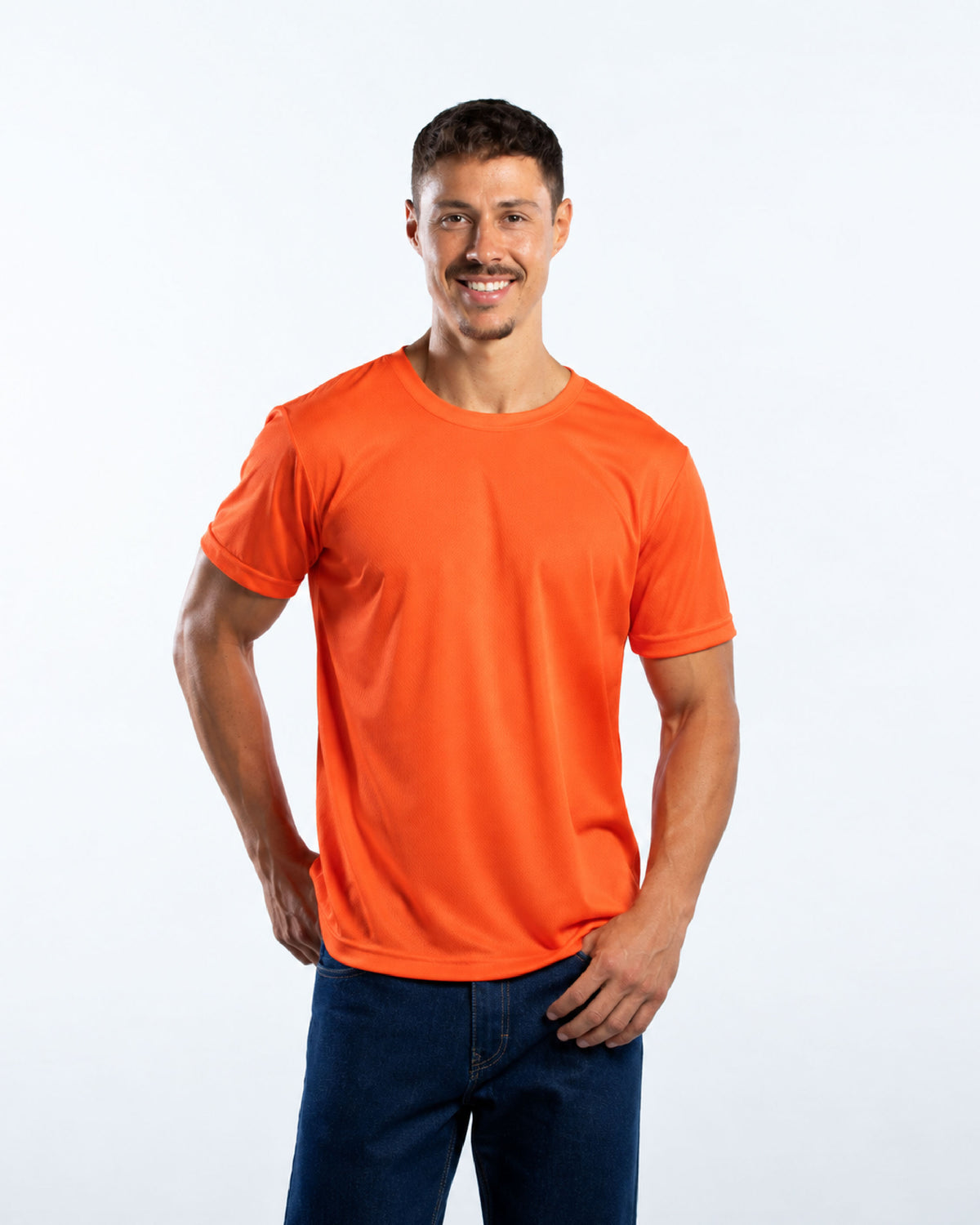 Playera Cuello Redondo Hombre Manga Corta Crew