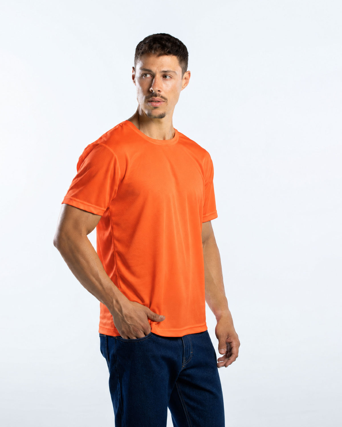 Playera Cuello Redondo Hombre Manga Corta Crew