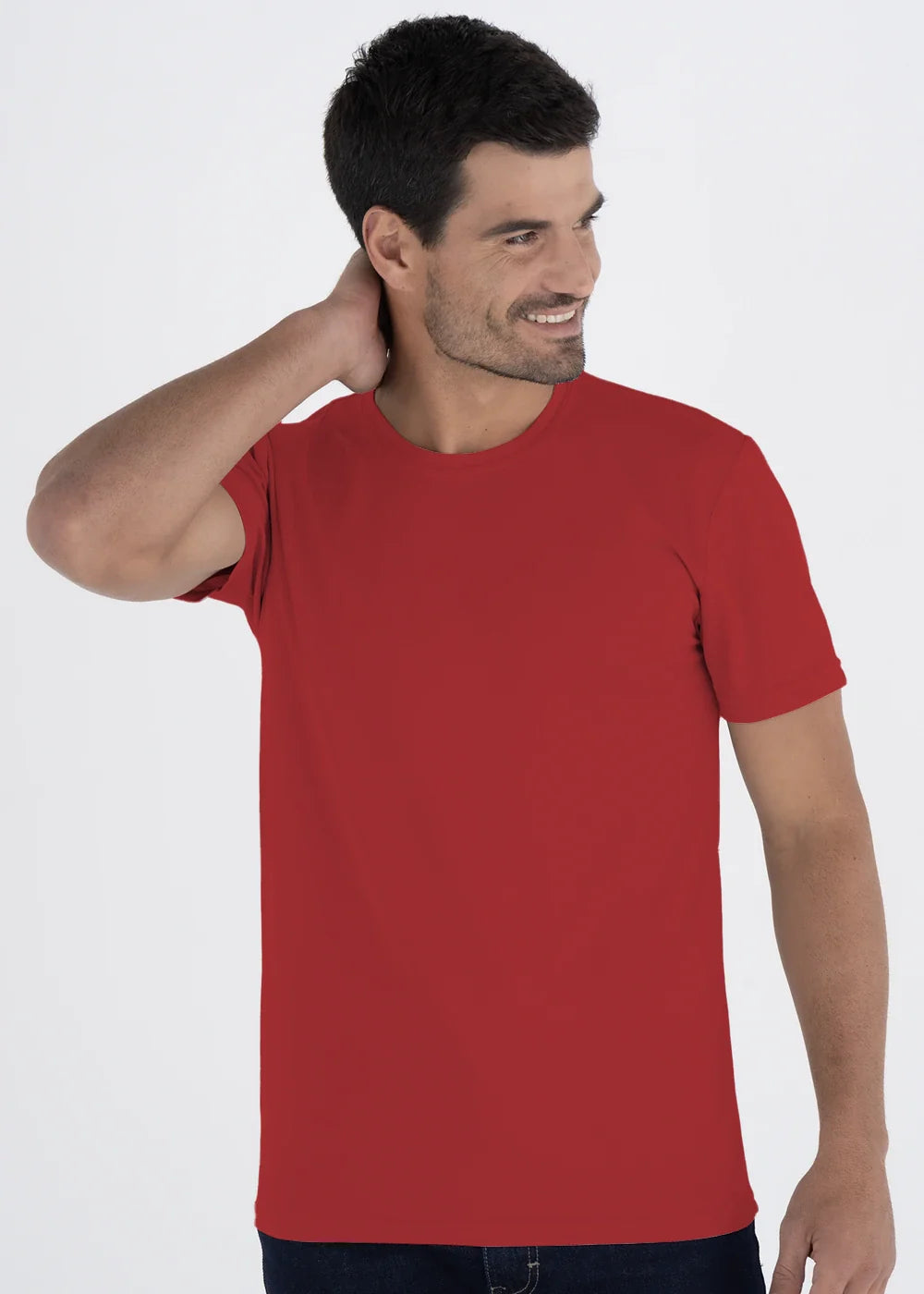 10 Playeras Cuello Redondo Hombre Manga Corta Crew
