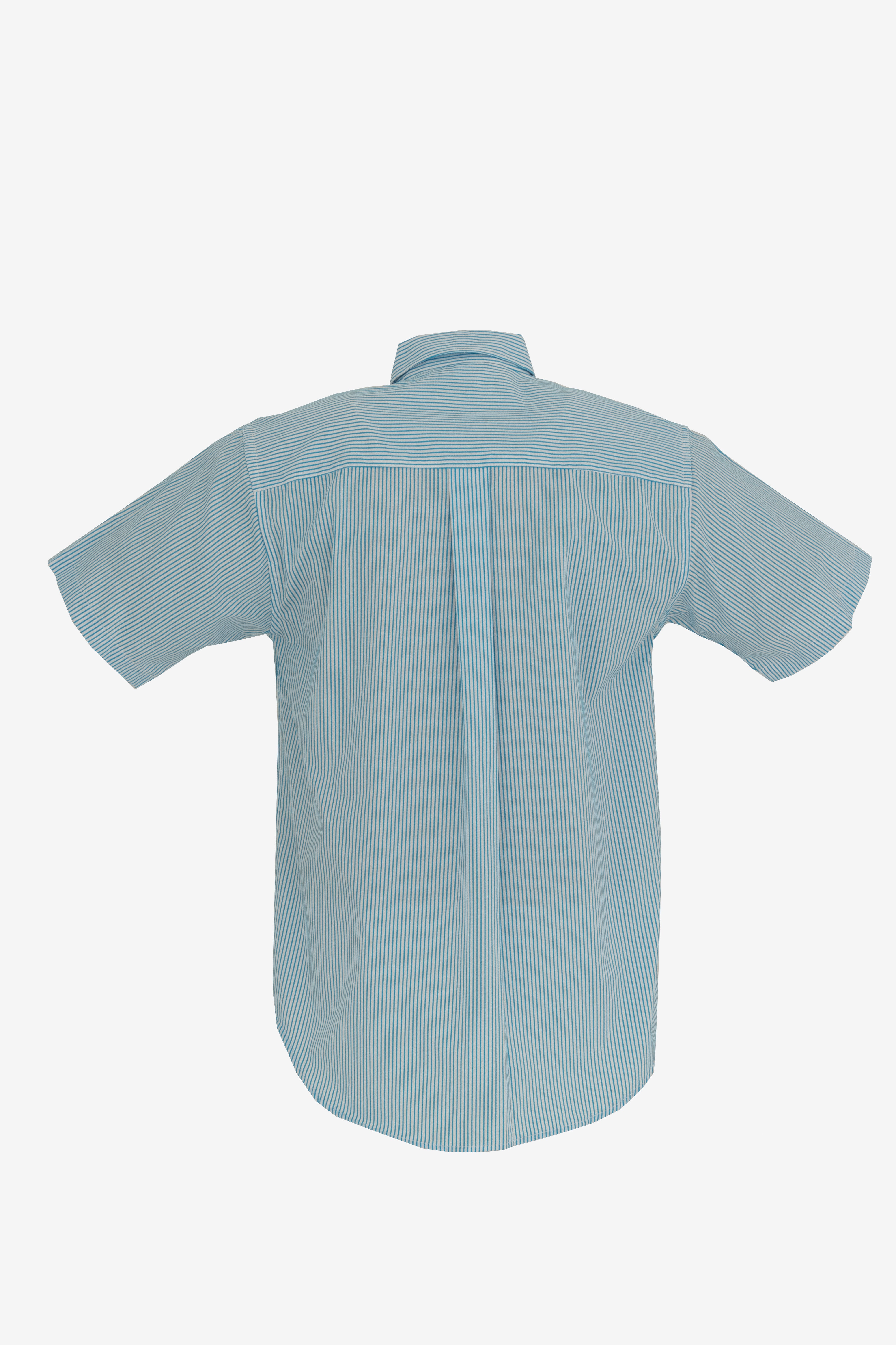 CAMISA MILAN TURQUESA MANGA CORTA