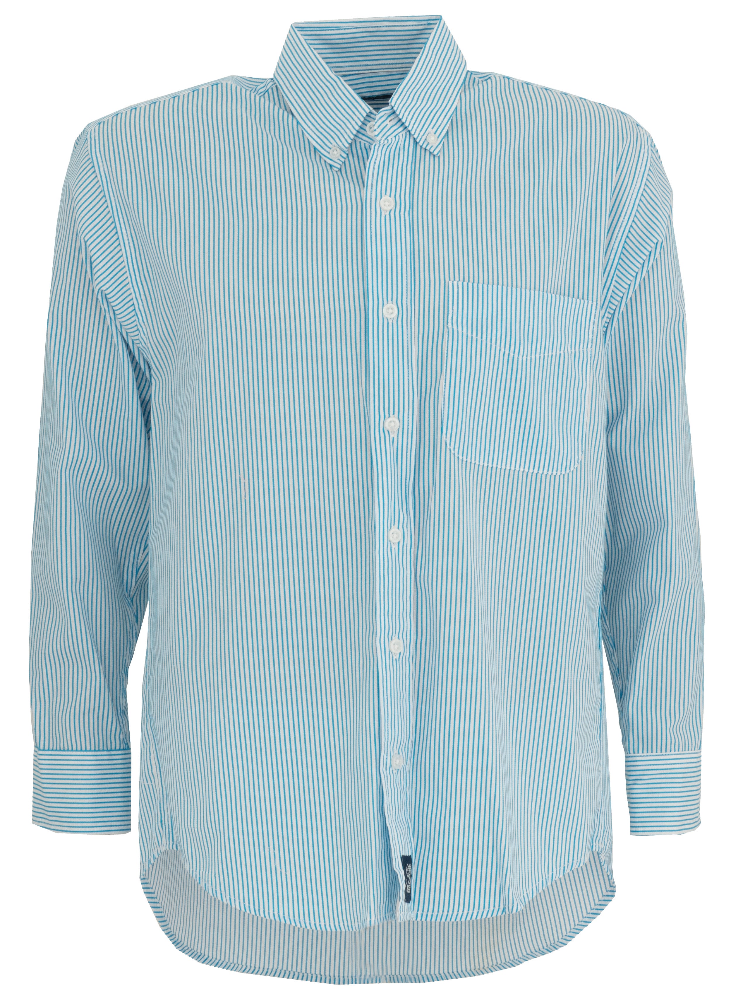 CAMISA MILAN TURQUESA MANGA LARGA