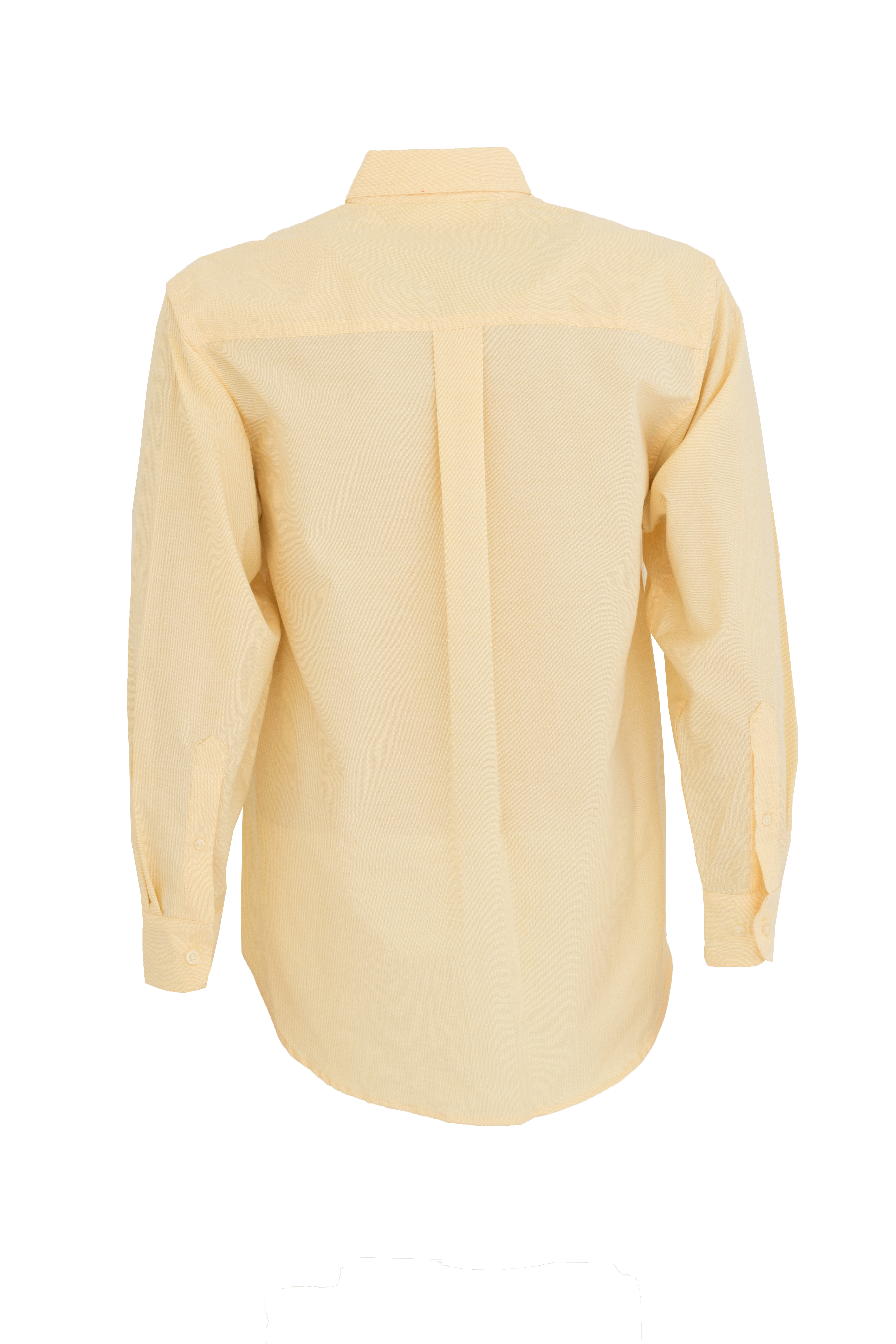 CAMISA OXFORD AMARILLO PAJA MANGA LARGA