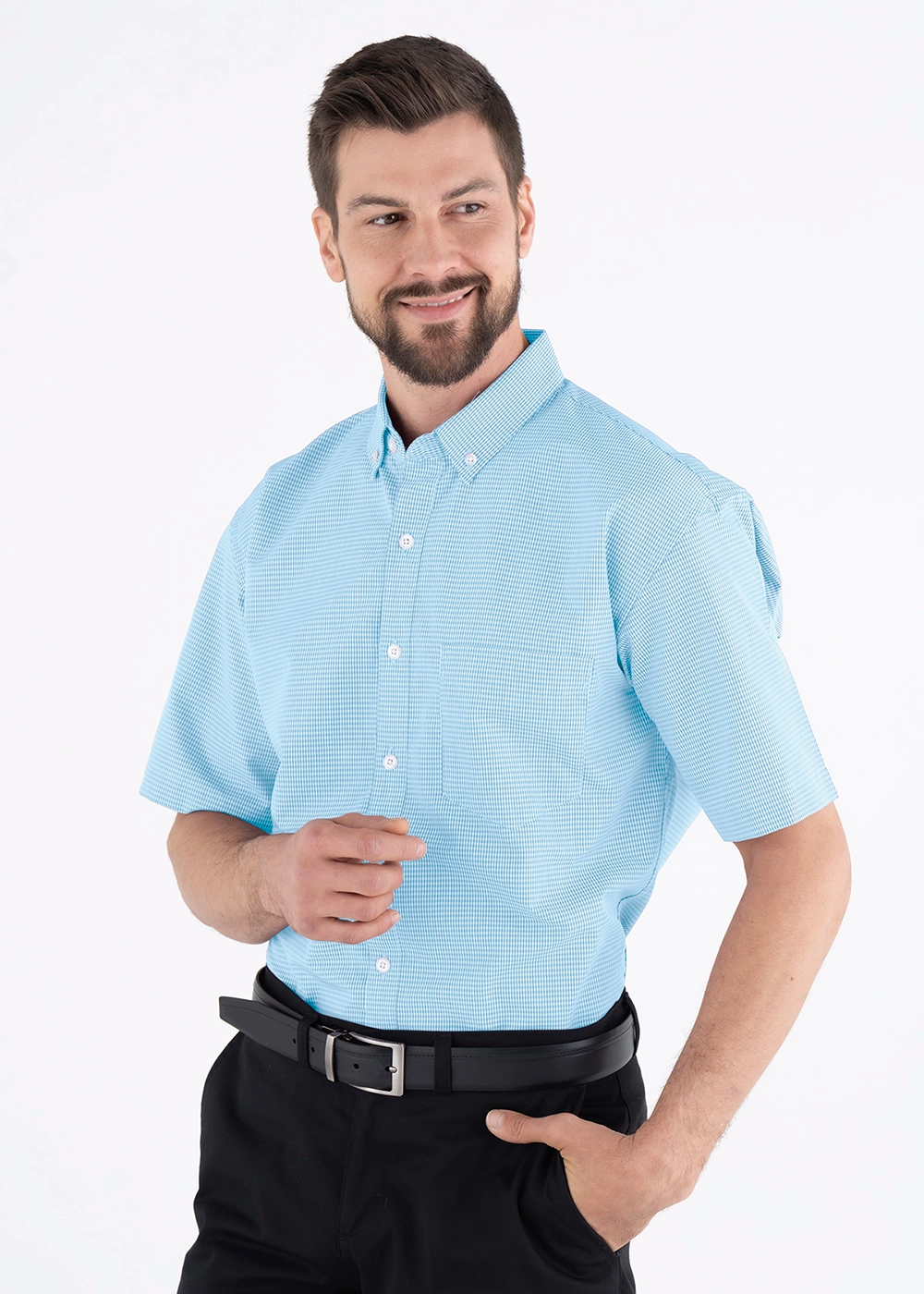 Camisa Hombre Manga Corta Dover
