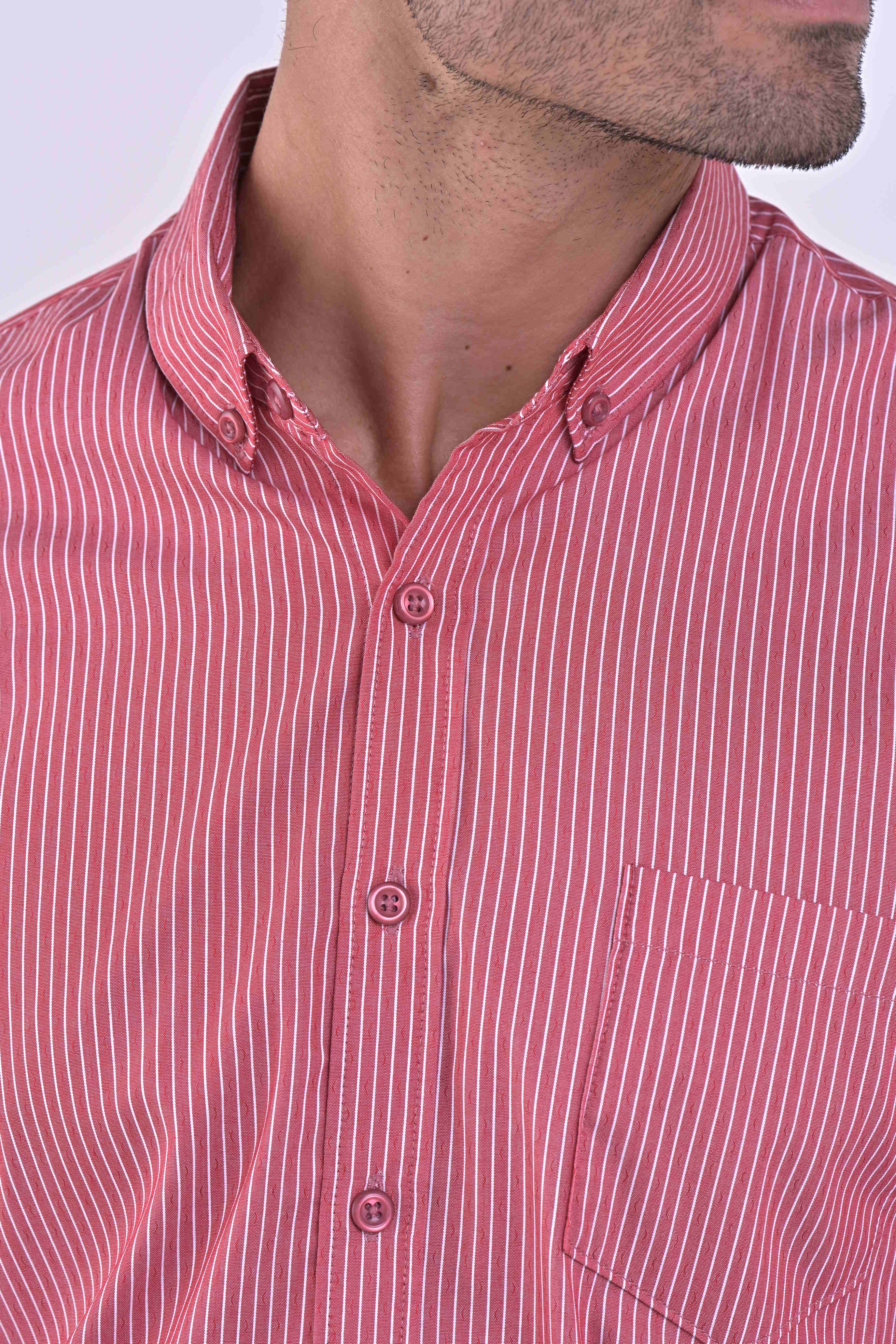 CAMISA SELEN ROJO MANGA LARGA