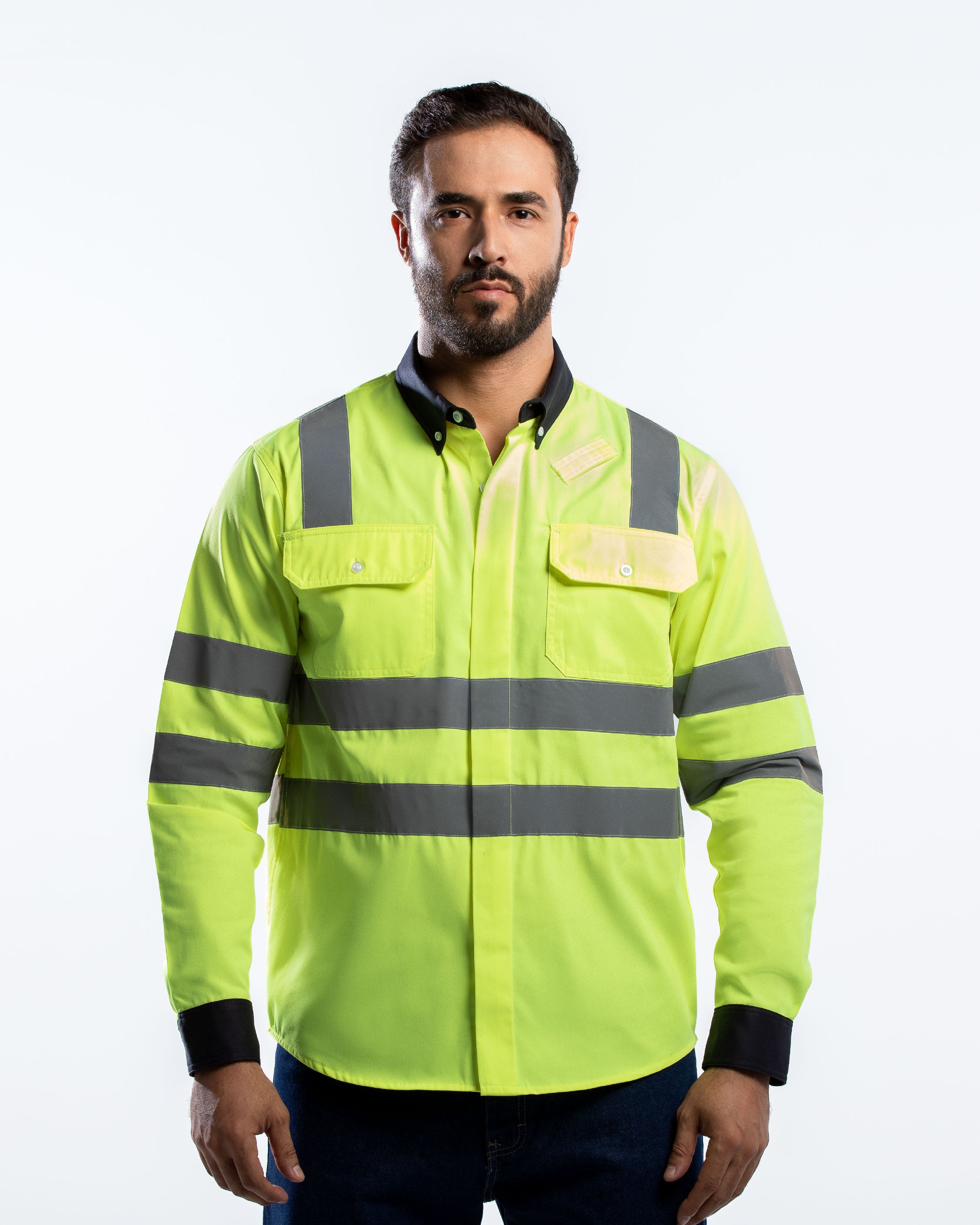 Camisa Hombre Manga larga Hi Vis