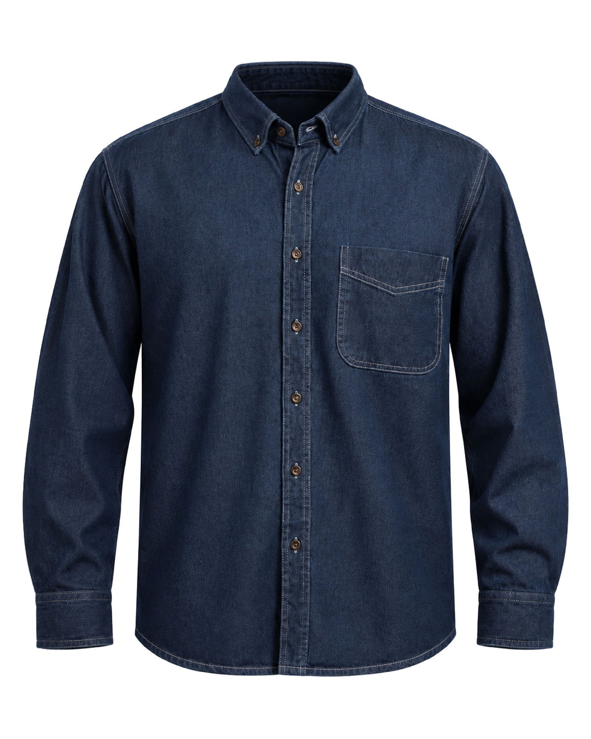 CAMISA MEZCLILLA MANGA LARGA 4 ONZ STONE LIGHT
