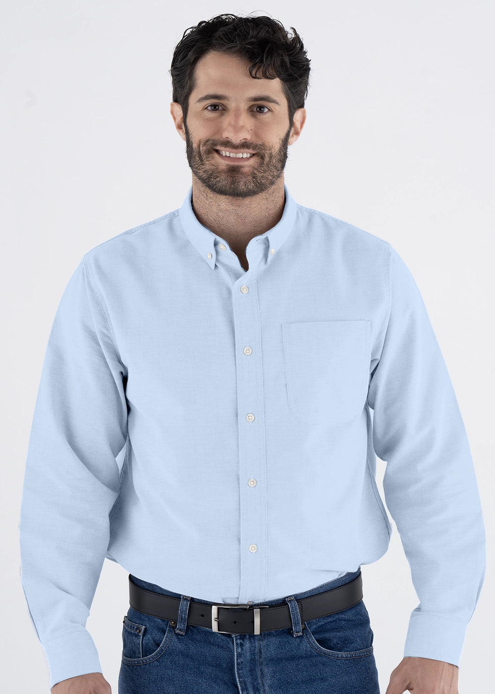 Camisa Hombre Manga Larga Oxford