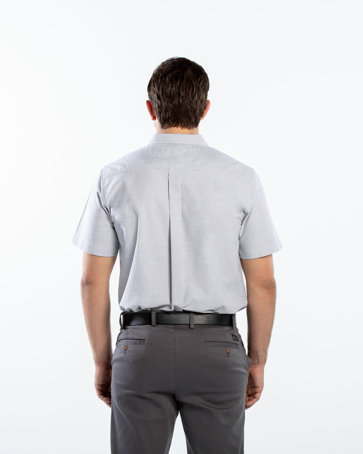 Camisa Hombre Manga Corta Oxford