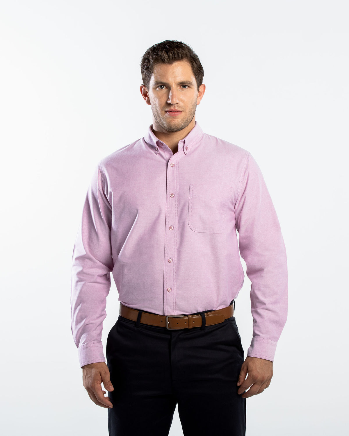 Camisa Hombre Manga Larga Oxford