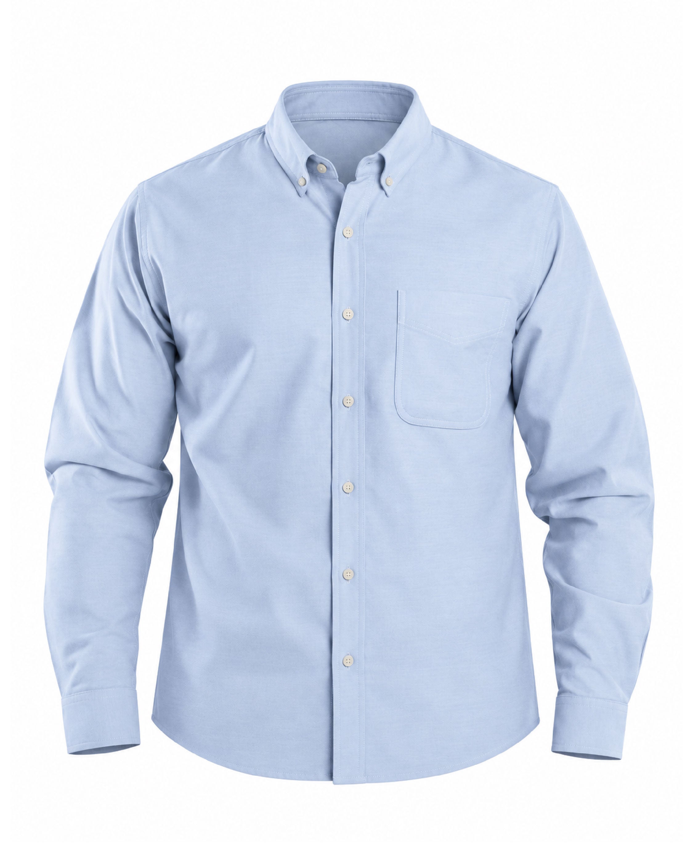 Camisa Hombre Manga Larga Oxford