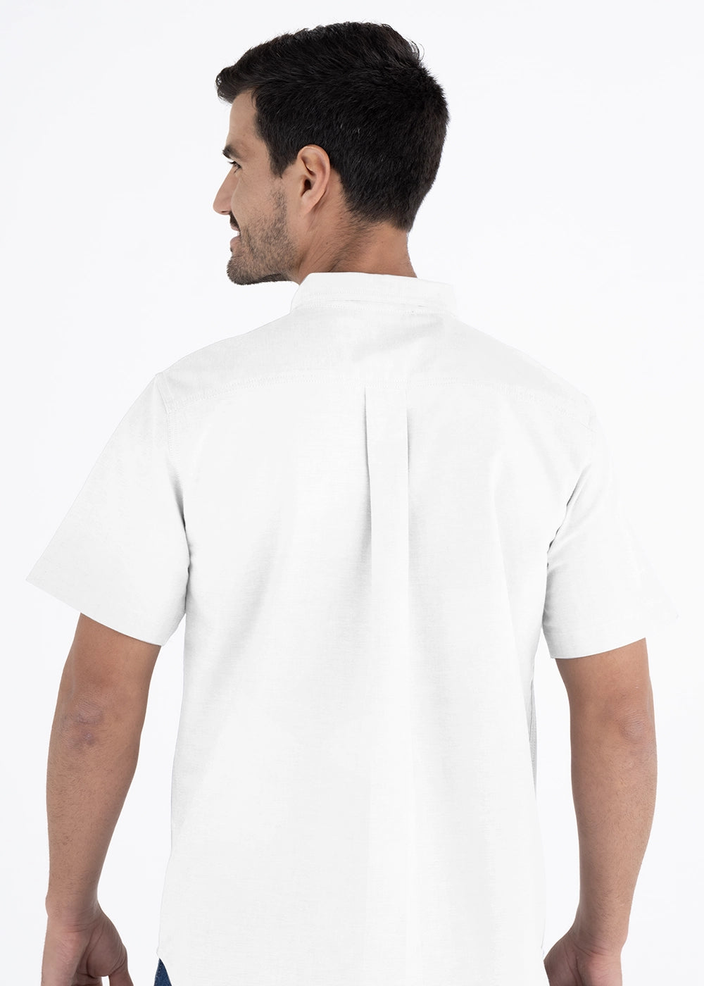 Camisa Hombre Manga Corta Oxford