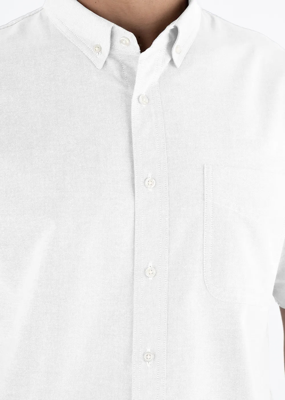 Camisa Hombre Manga Corta Oxford