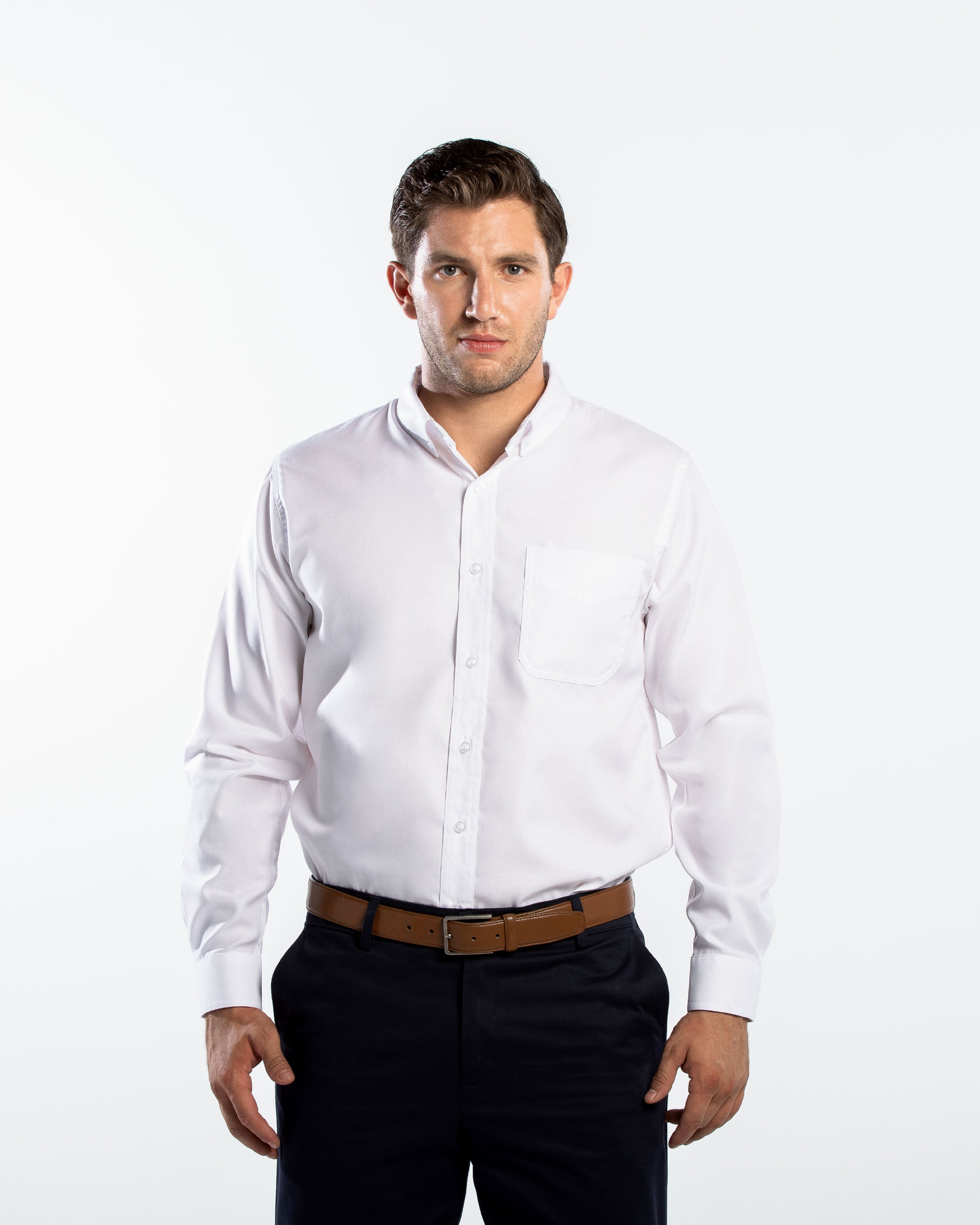 Camisa Hombre Manga Larga Pima