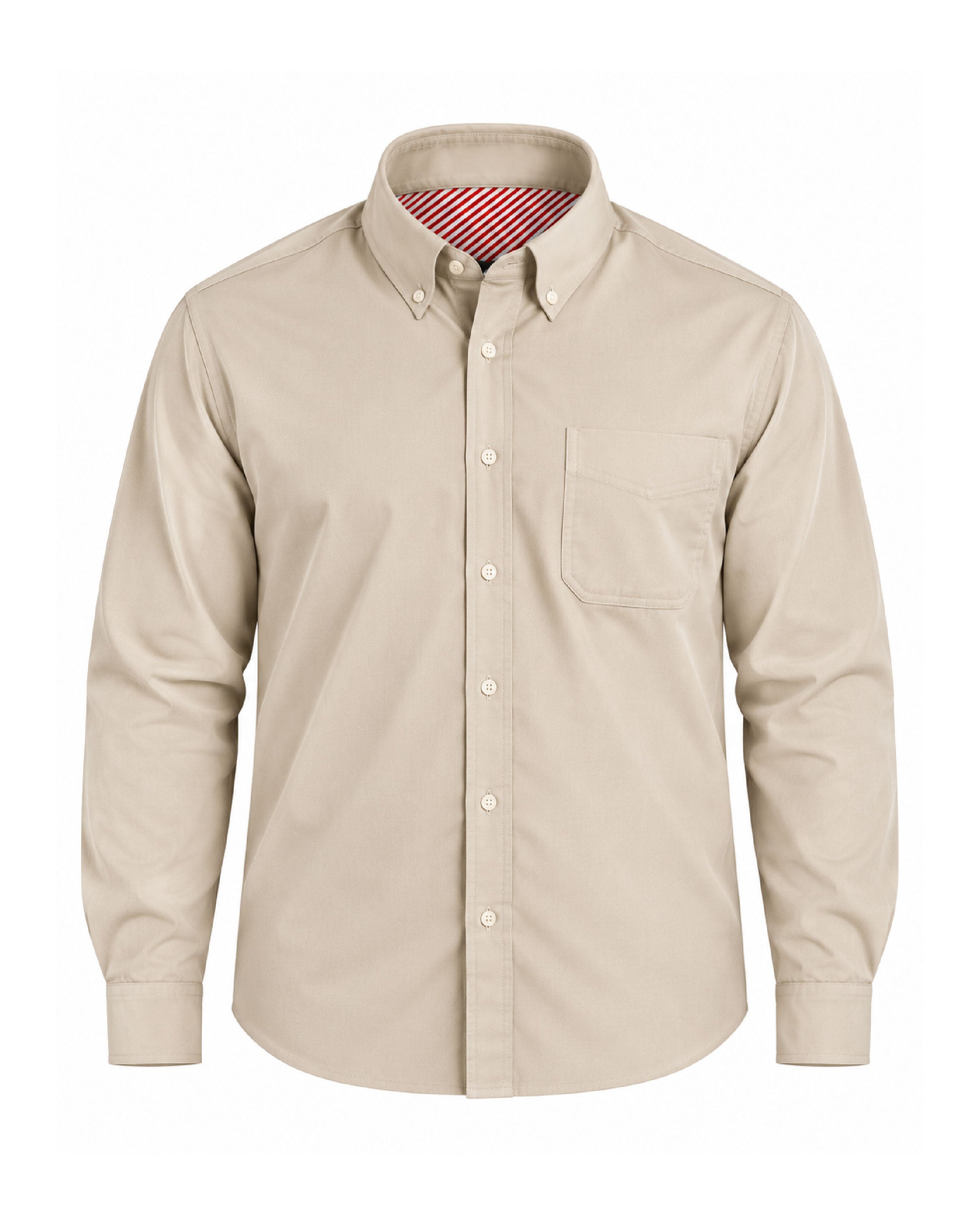 Camisa Hombre Manga Larga Polycotton