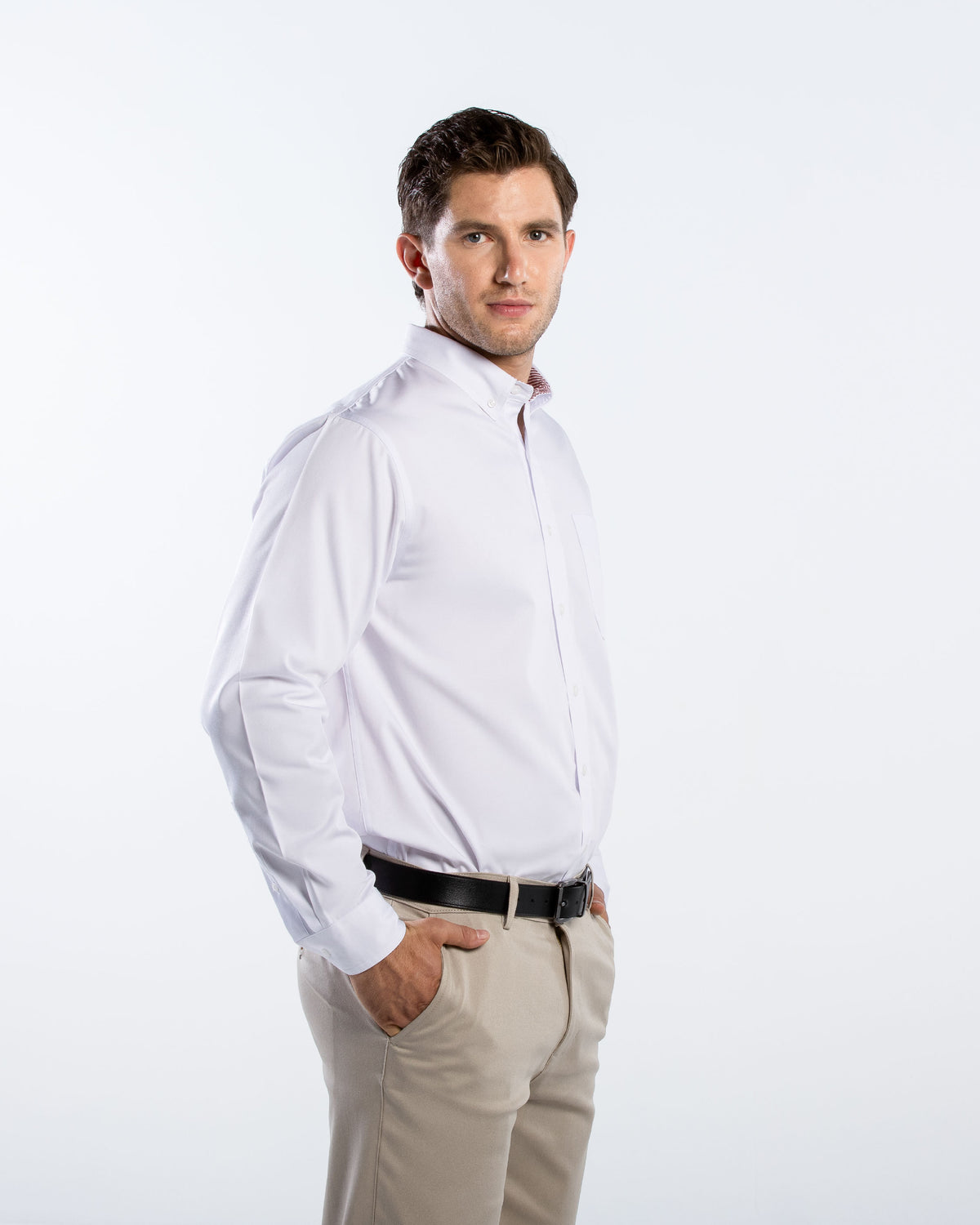 Camisa Hombre Manga Larga Polycotton