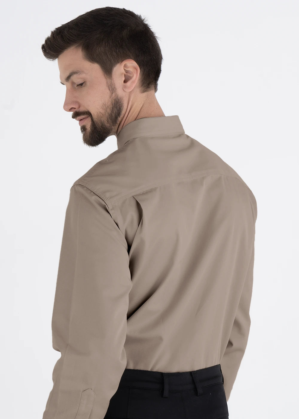 Camisa Hombre Manga Larga Polycotton