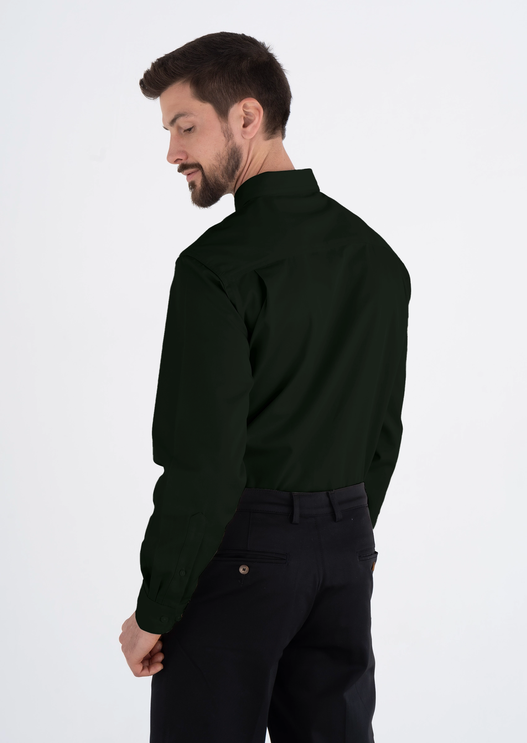 Camisa Hombre Manga Larga Polycotton