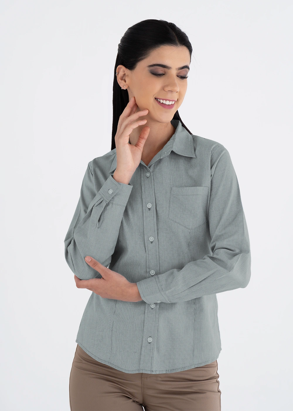 Blusa Mujer Manga Larga Sidón