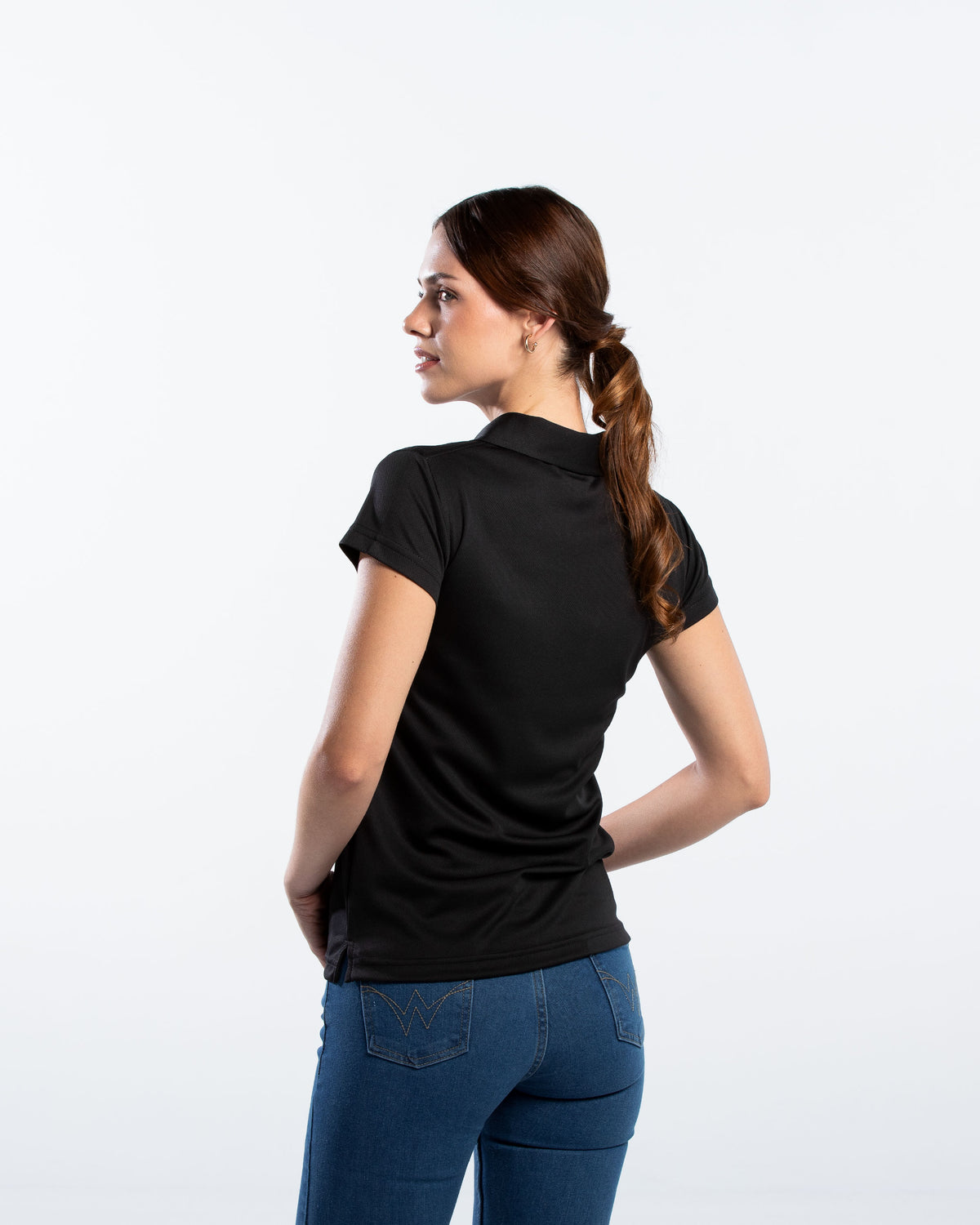 Playera Tipo Polo Mujer Manga Corta Sportiva