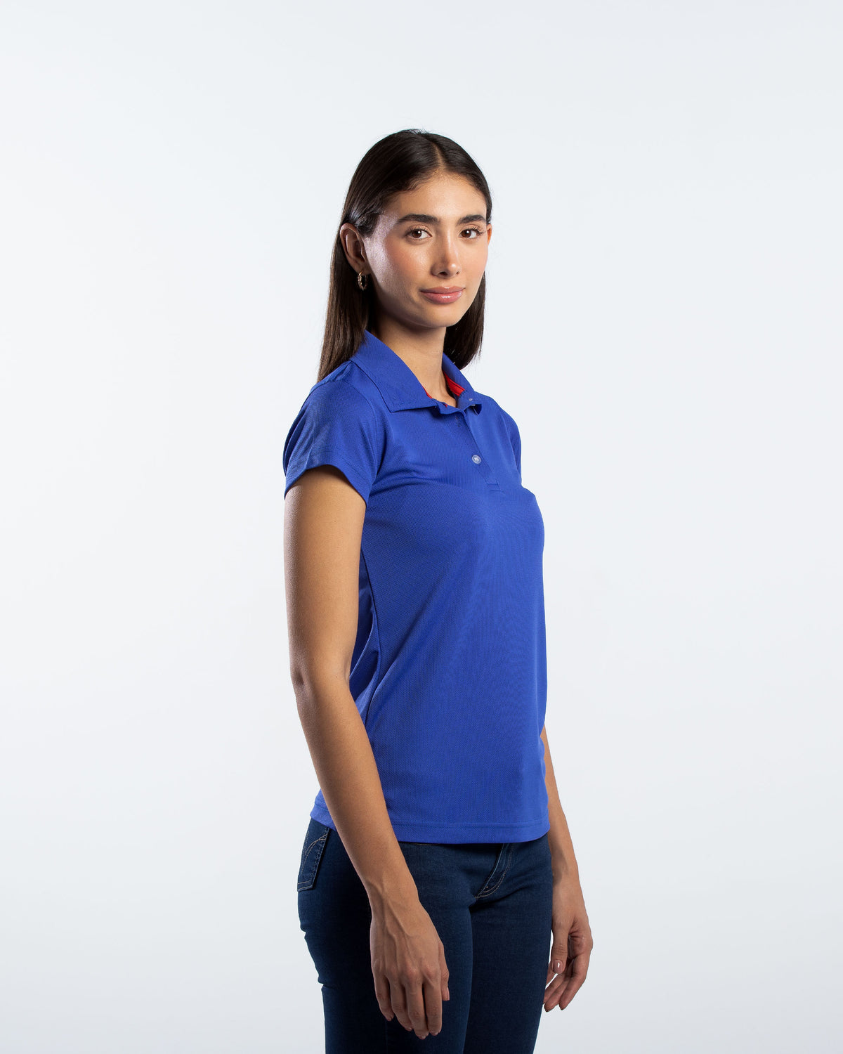 Playera Tipo Polo Mujer Manga Corta Sportiva