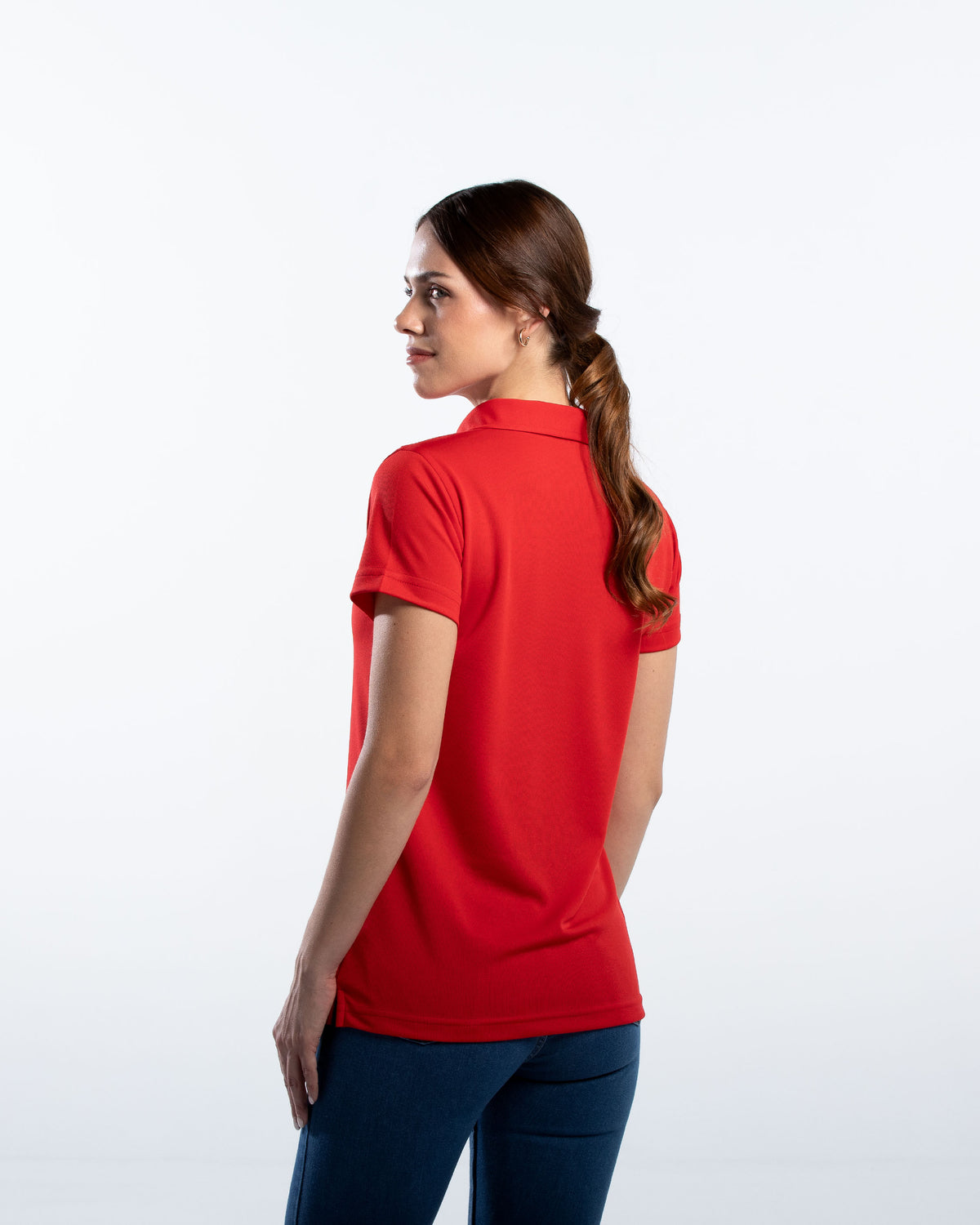 Playera Tipo Polo Mujer Manga Corta Sportiva