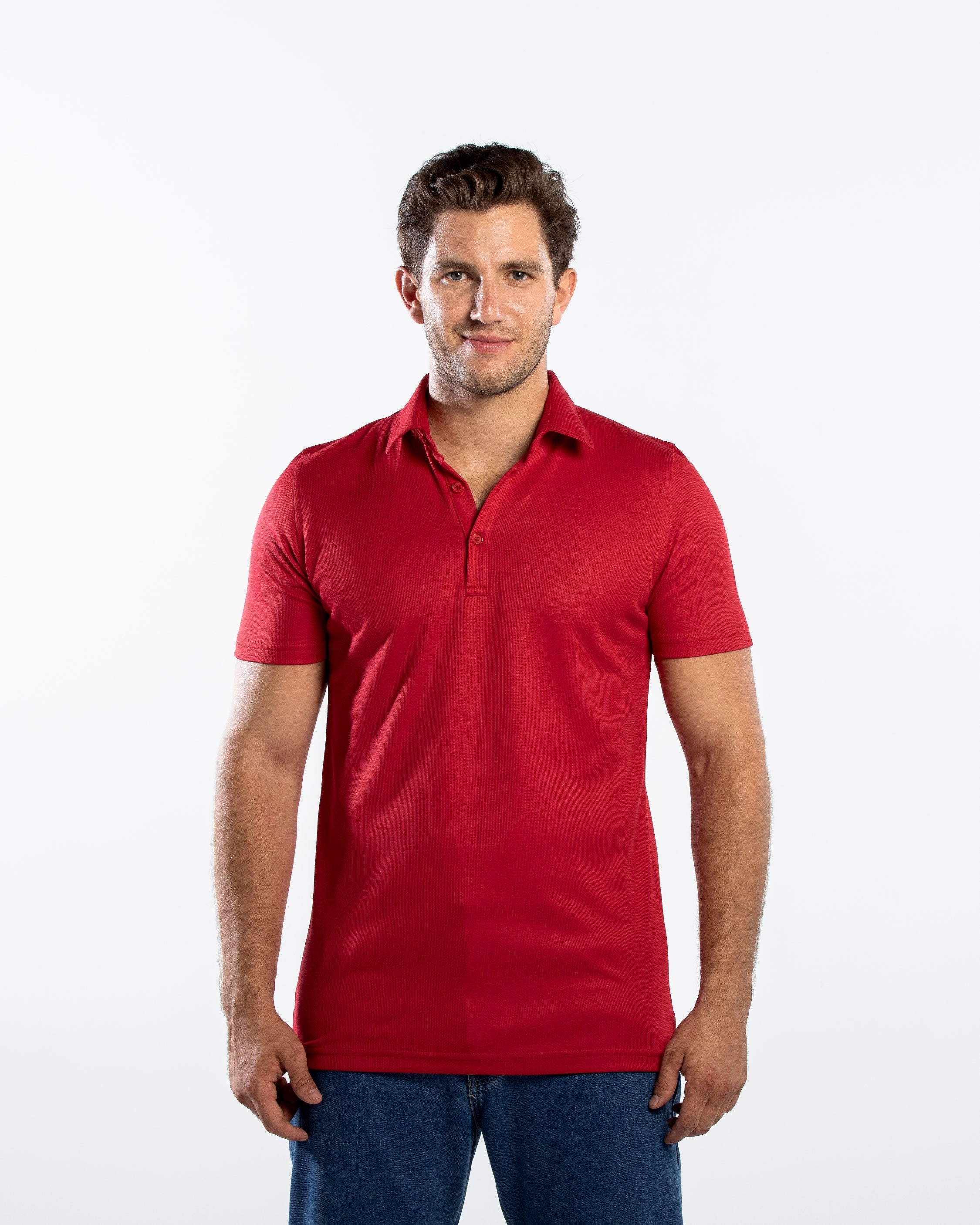 Playera Tipo Polo Hombre Manga Corta Sportiva Luxx