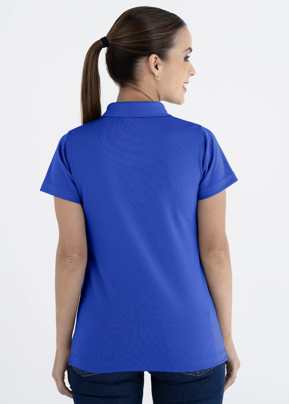 Playera Tipo Polo Mujer Manga Corta Sportiva
