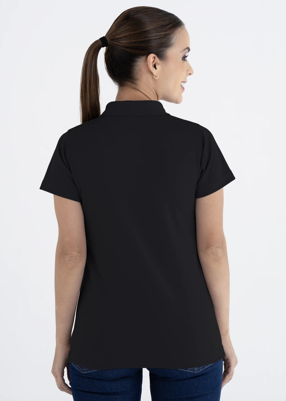 Playera Tipo Polo Mujer Manga Corta Sportiva