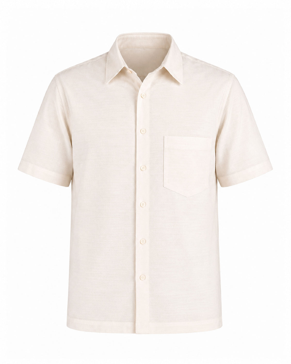 Camisa Hombre Manga Corta Lino