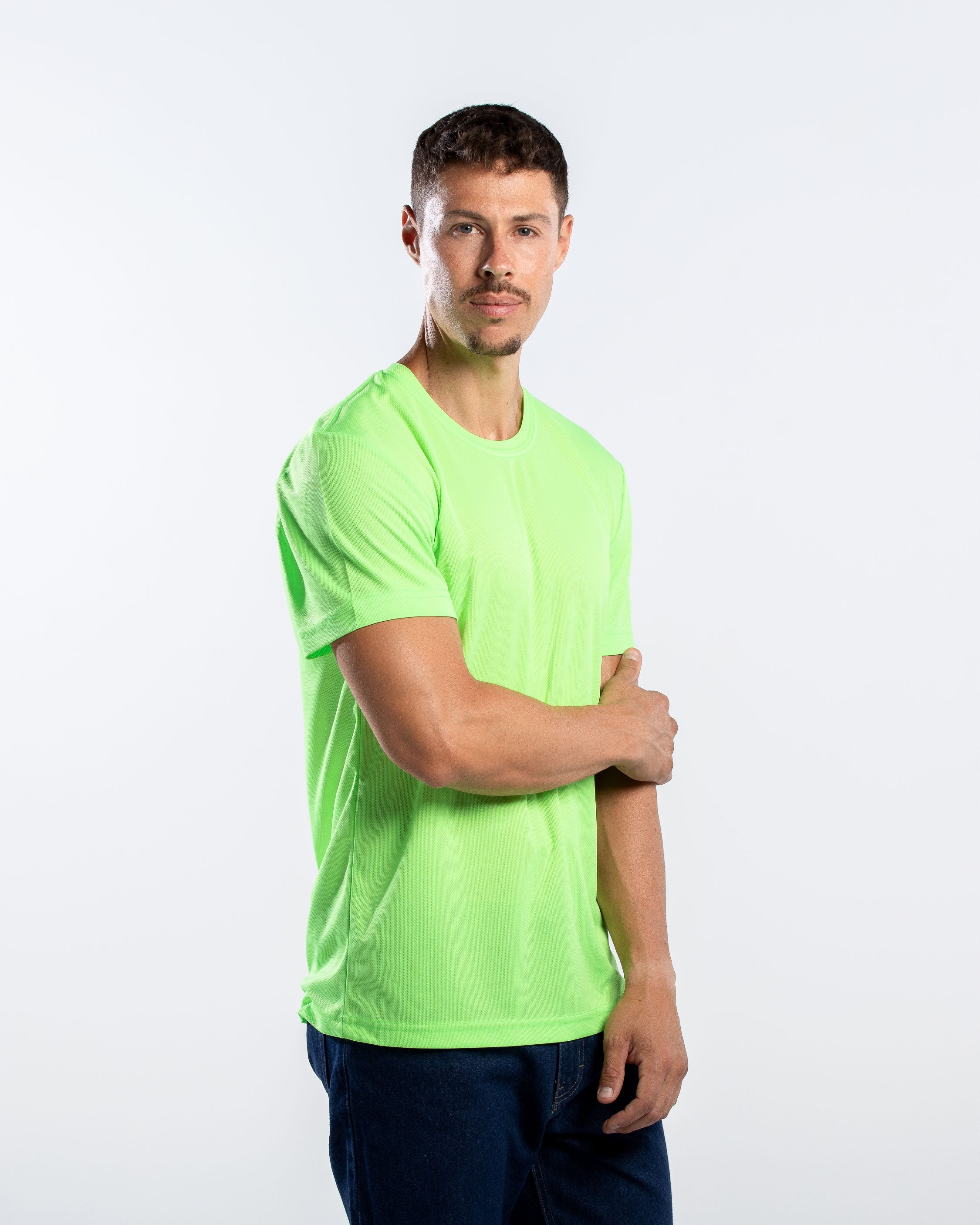 Playera Cuello Redondo Hombre Manga Corta Crew