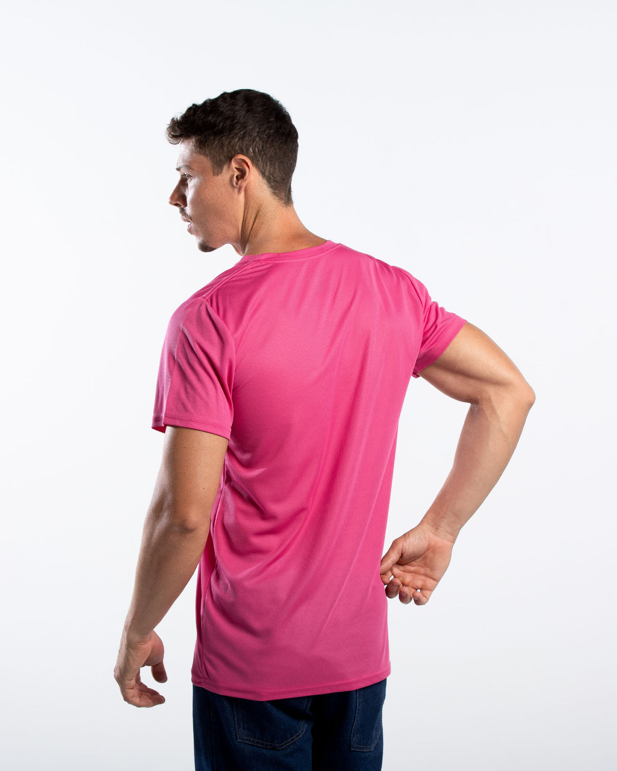 Playera Cuello Redondo Hombre Manga Corta Crew
