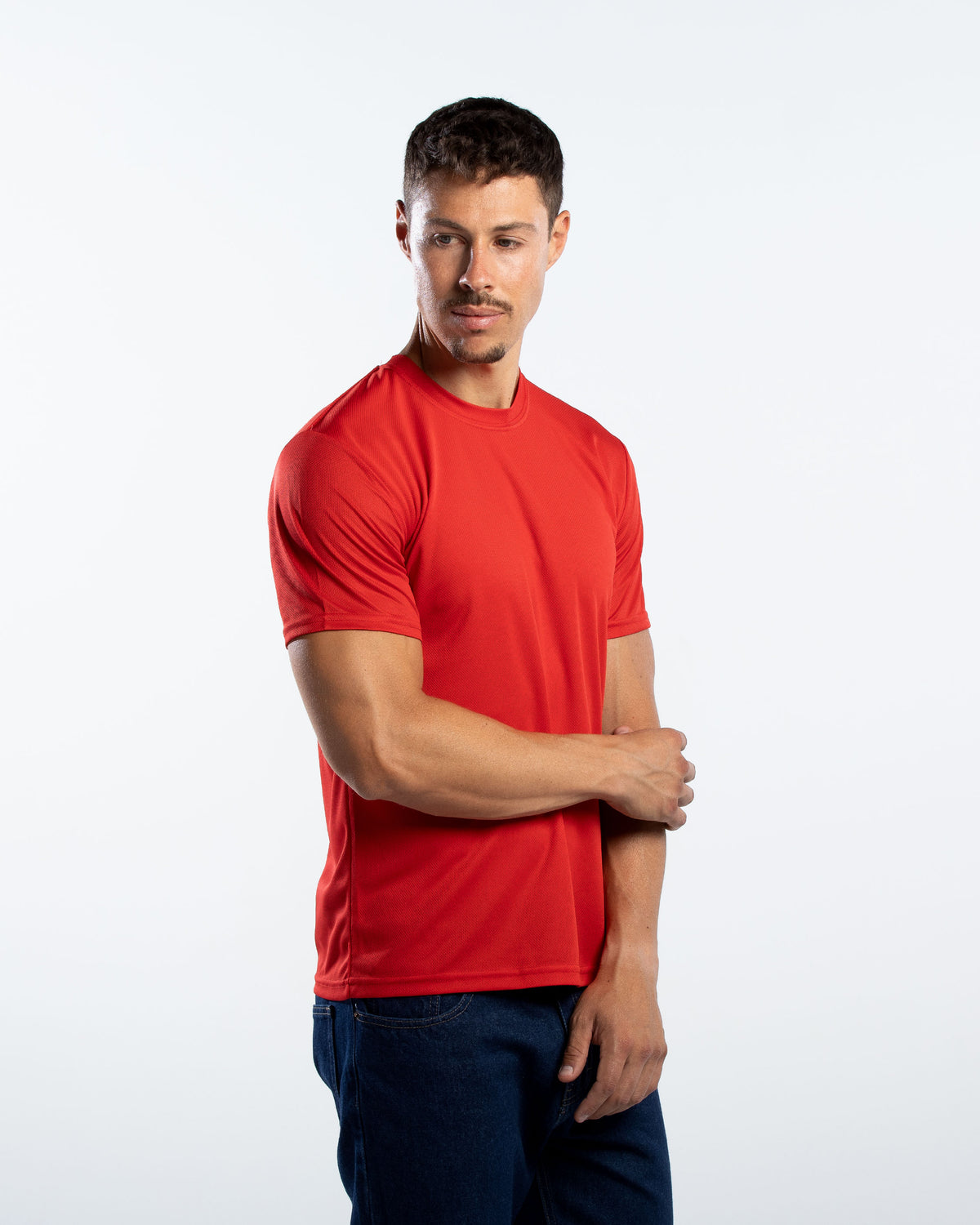 Playera Cuello Redondo Hombre Manga Corta Crew