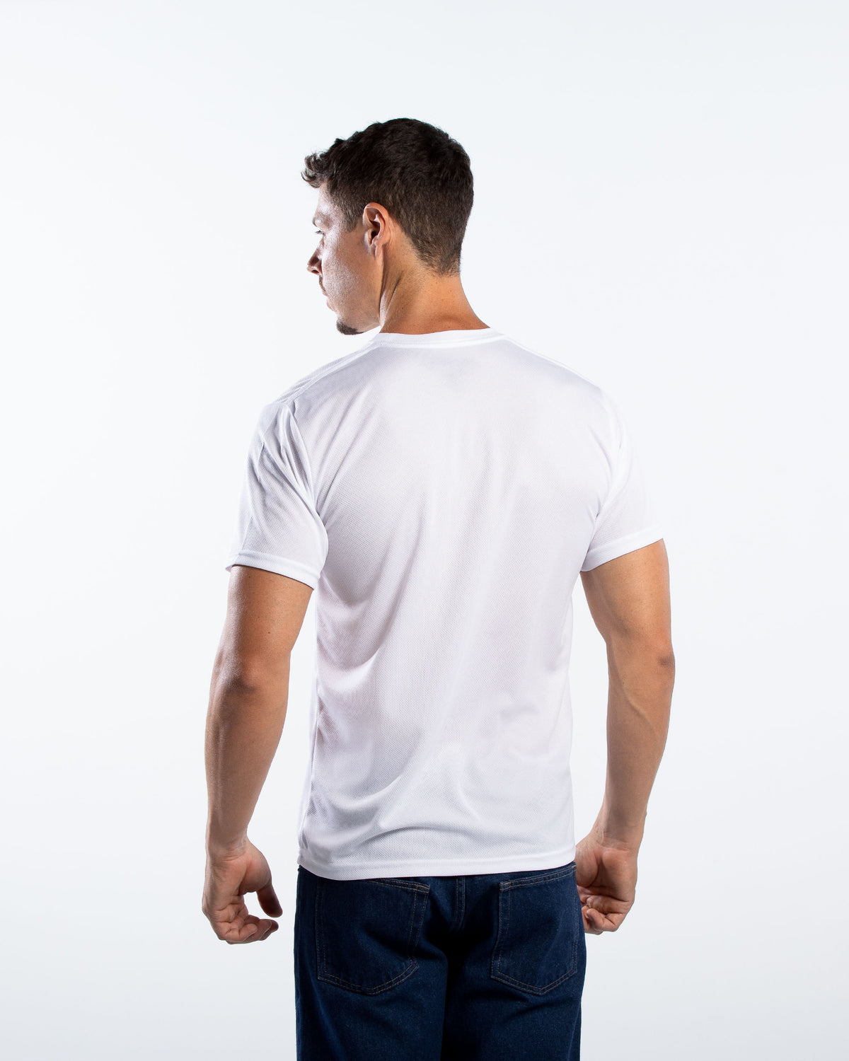 Playera Cuello Redondo Hombre Manga Corta Crew