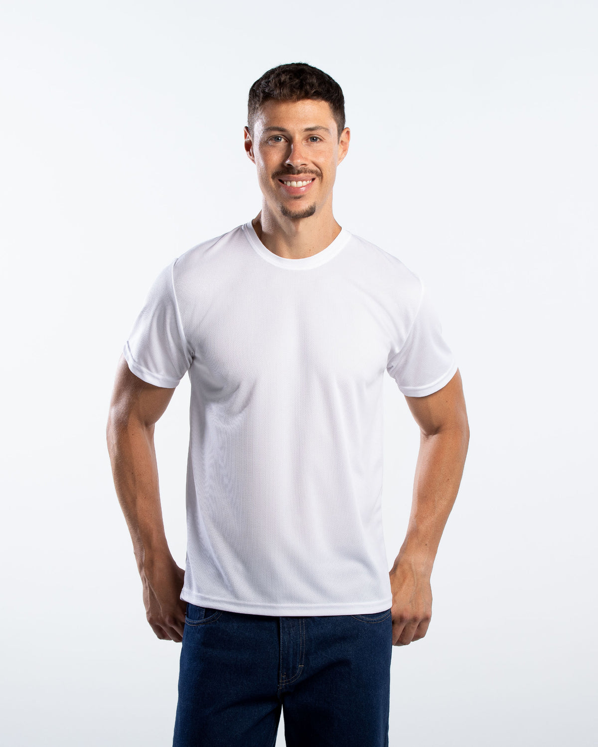 Playera Cuello Redondo Hombre Manga Corta Crew