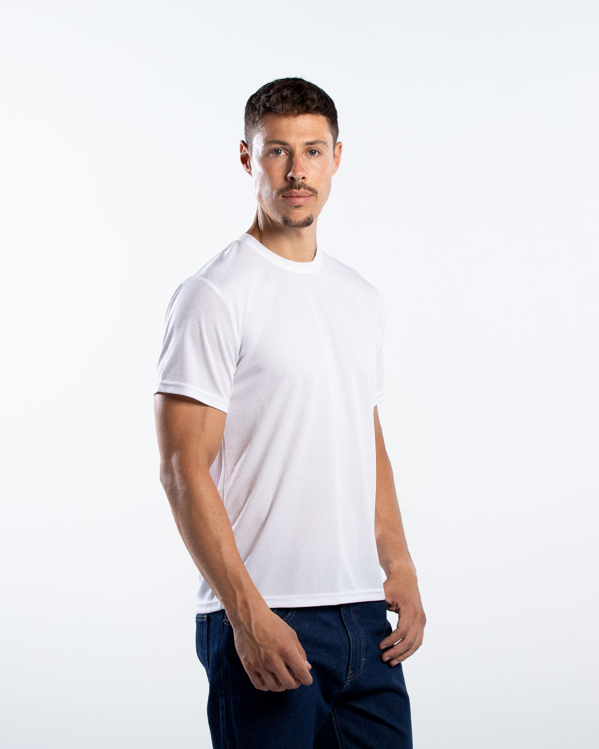 Playera Cuello Redondo Hombre Manga Corta Crew