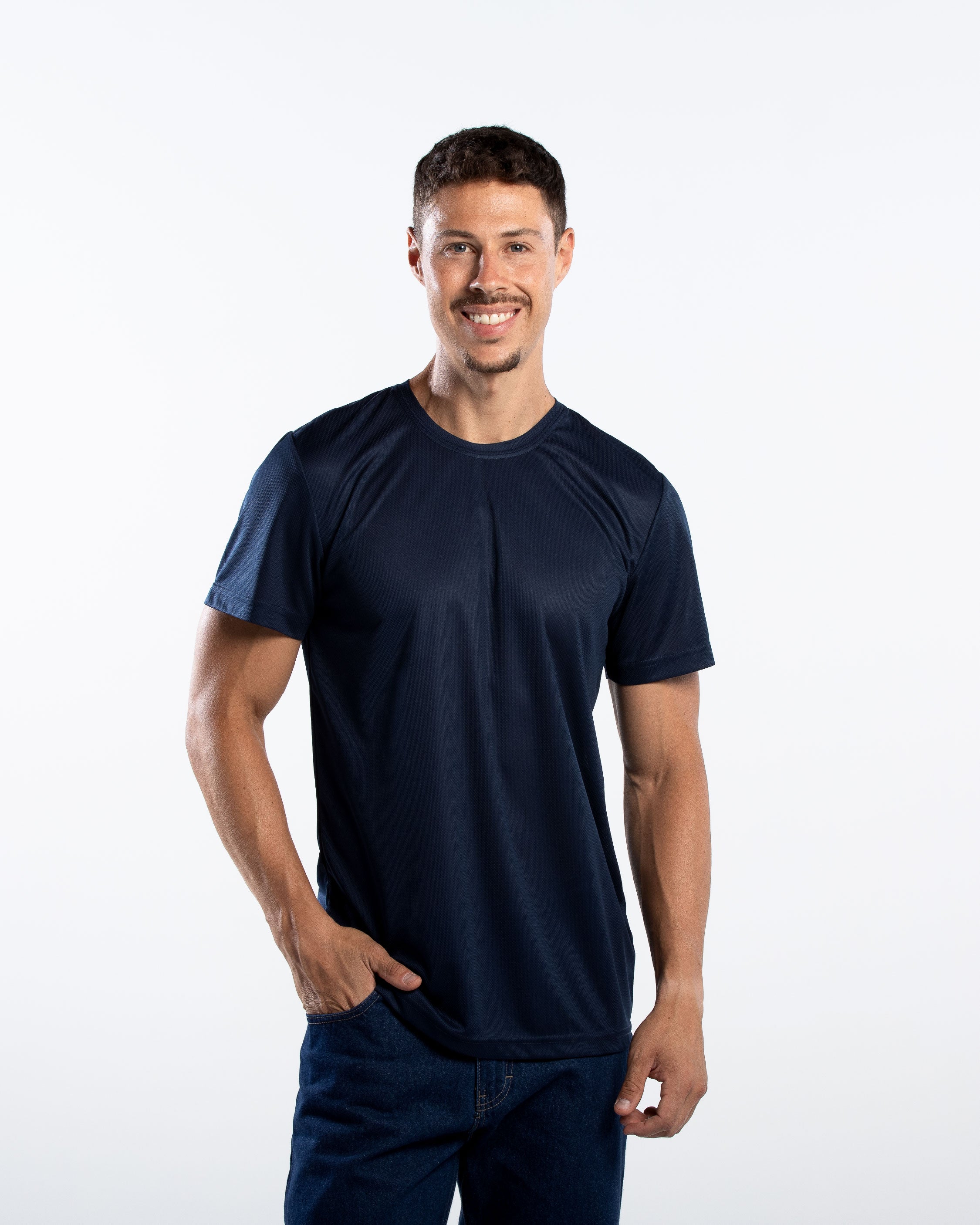 Playera Cuello Redondo Hombre Manga Corta Crew