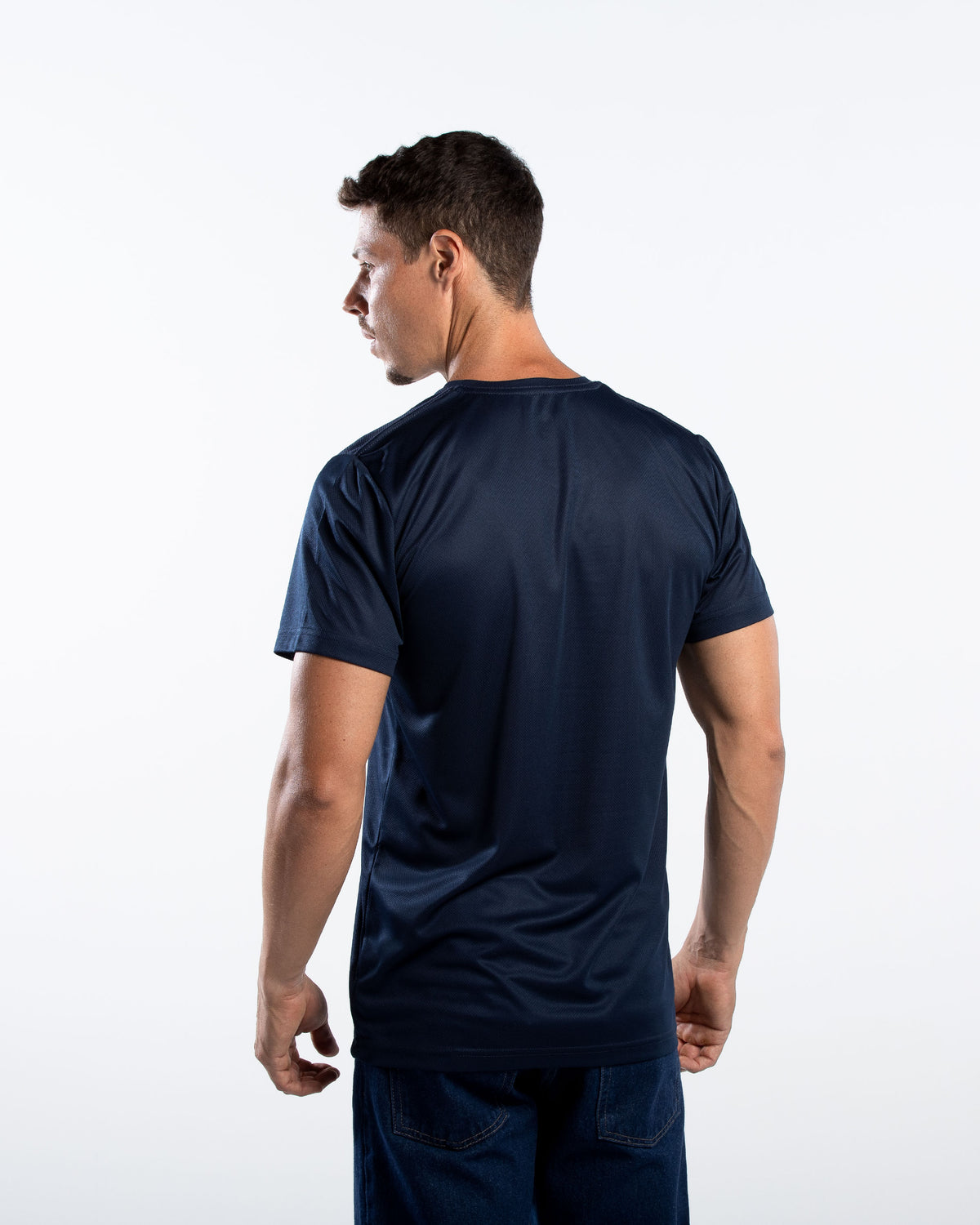 Playera Cuello Redondo Hombre Manga Corta Crew