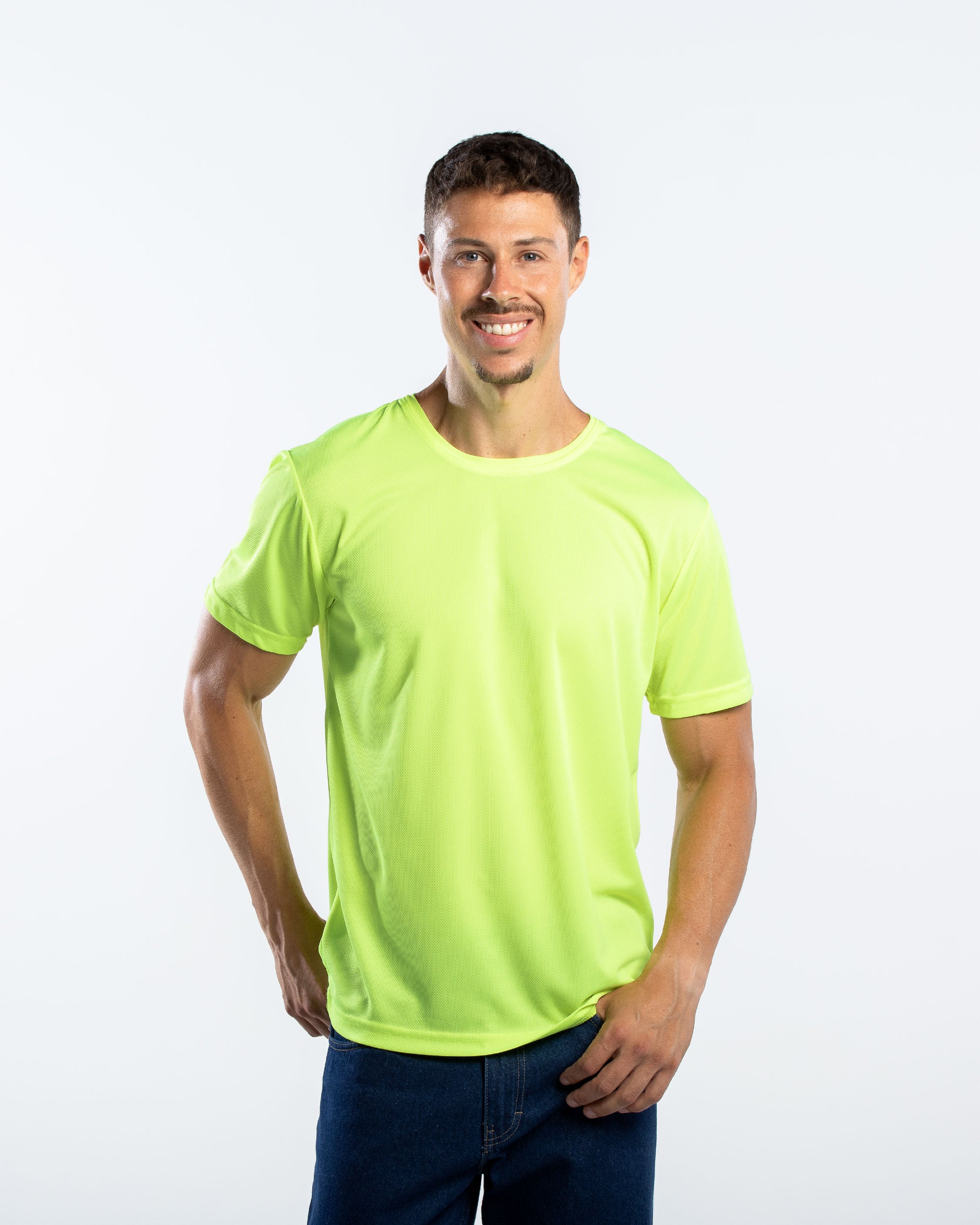 Playera Cuello Redondo Hombre Manga Corta Crew