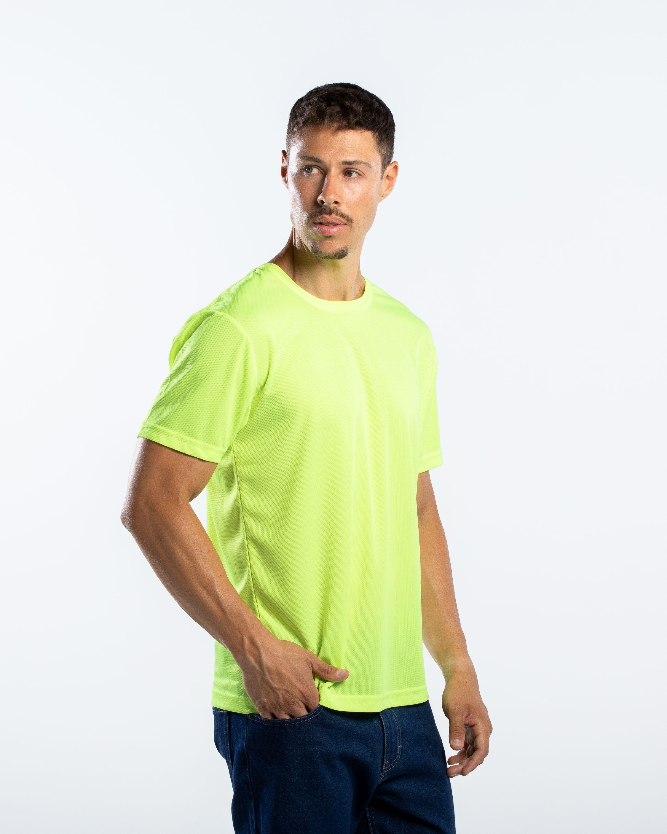 Playera Cuello Redondo Hombre Manga Corta Crew