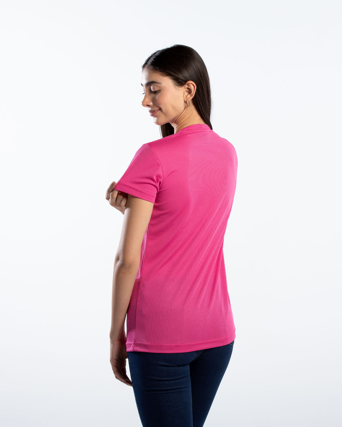Playera Cuello Redondo Mujer Manga Corta Crew
