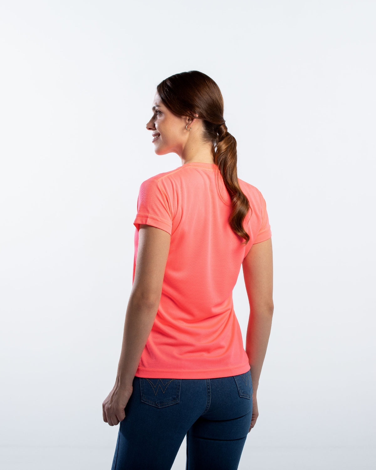 Playera Cuello Redondo Mujer Manga Corta Crew