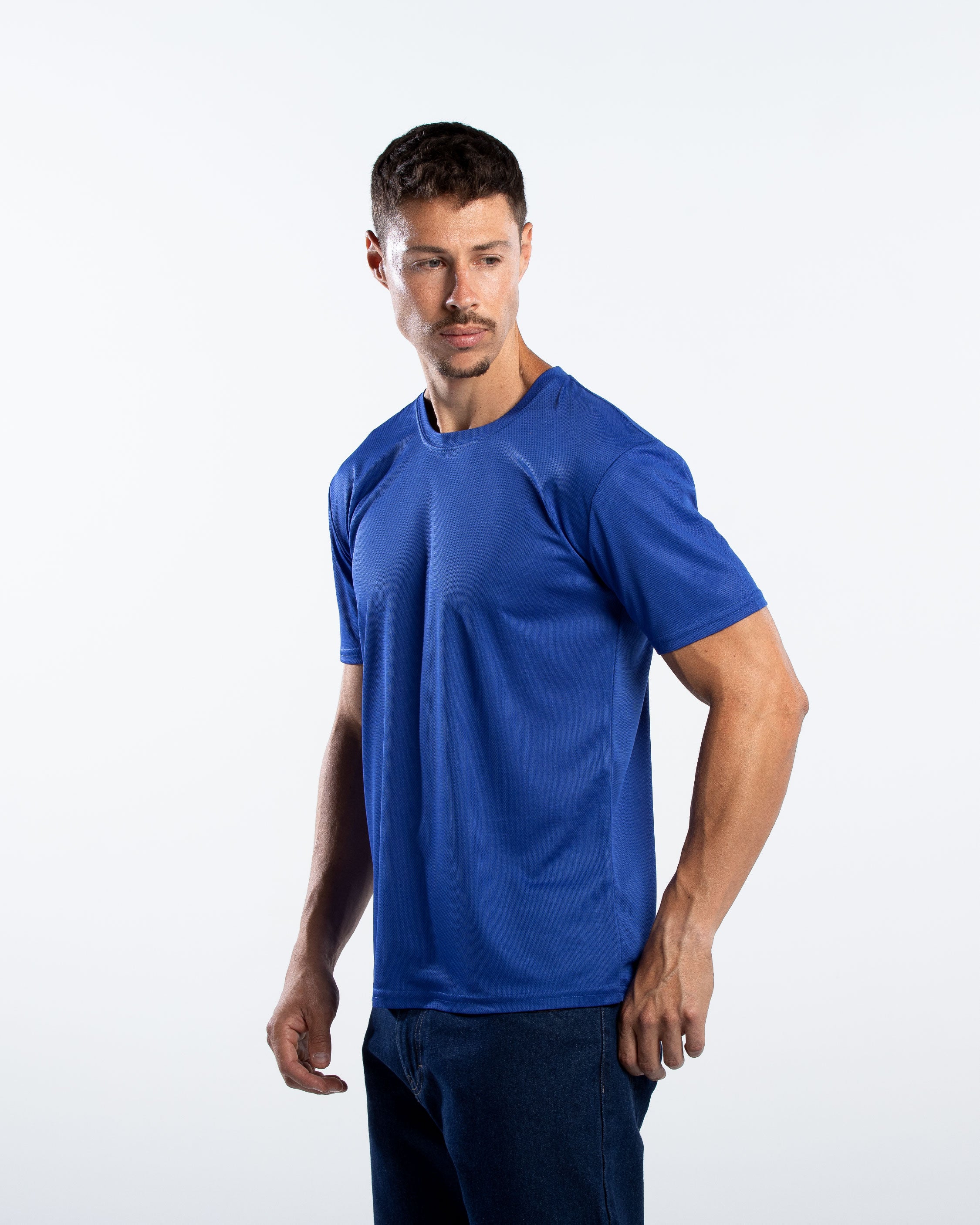 Playera Cuello Redondo Hombre Manga Corta Crew