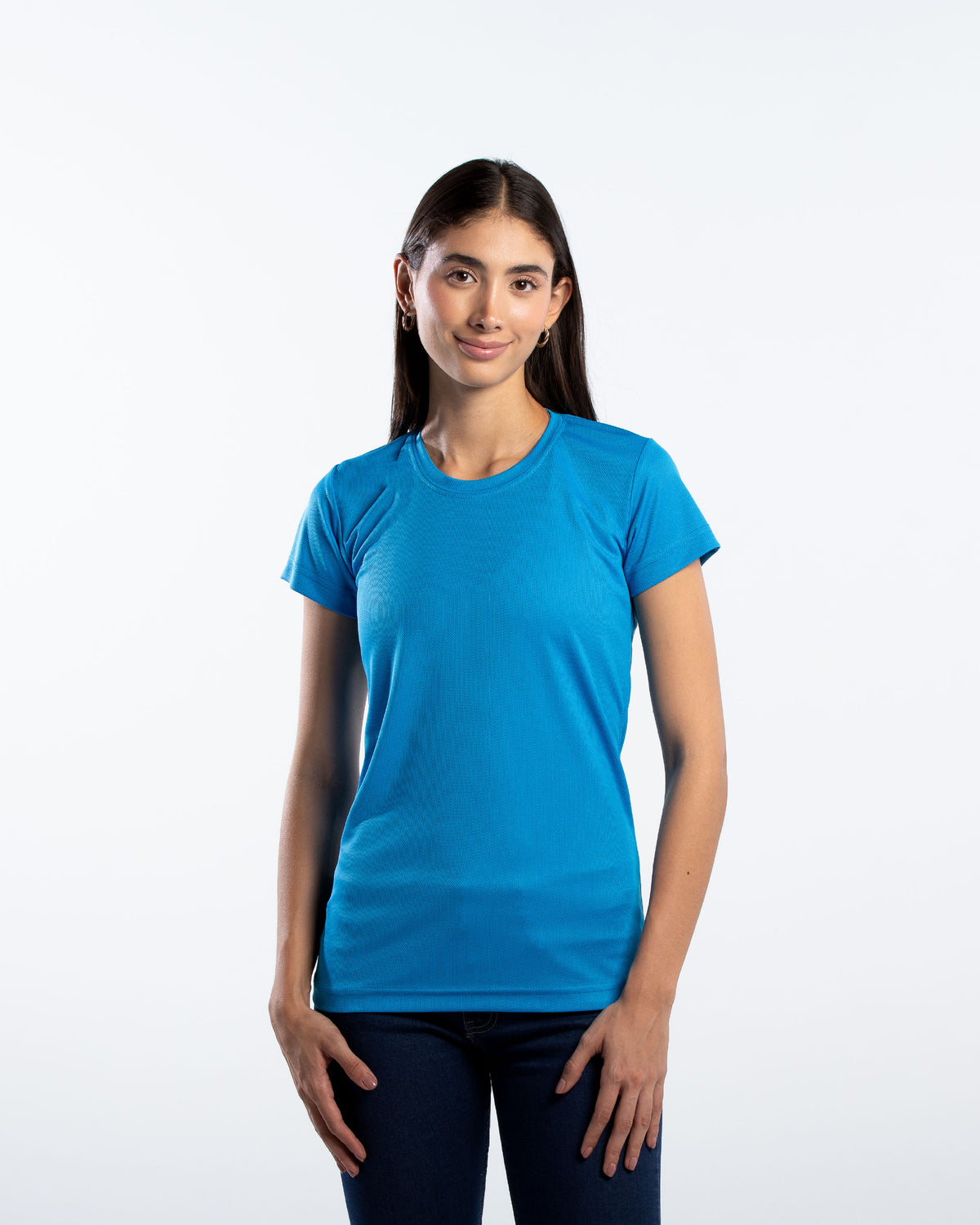 Playera Cuello Redondo Mujer Manga Corta Crew